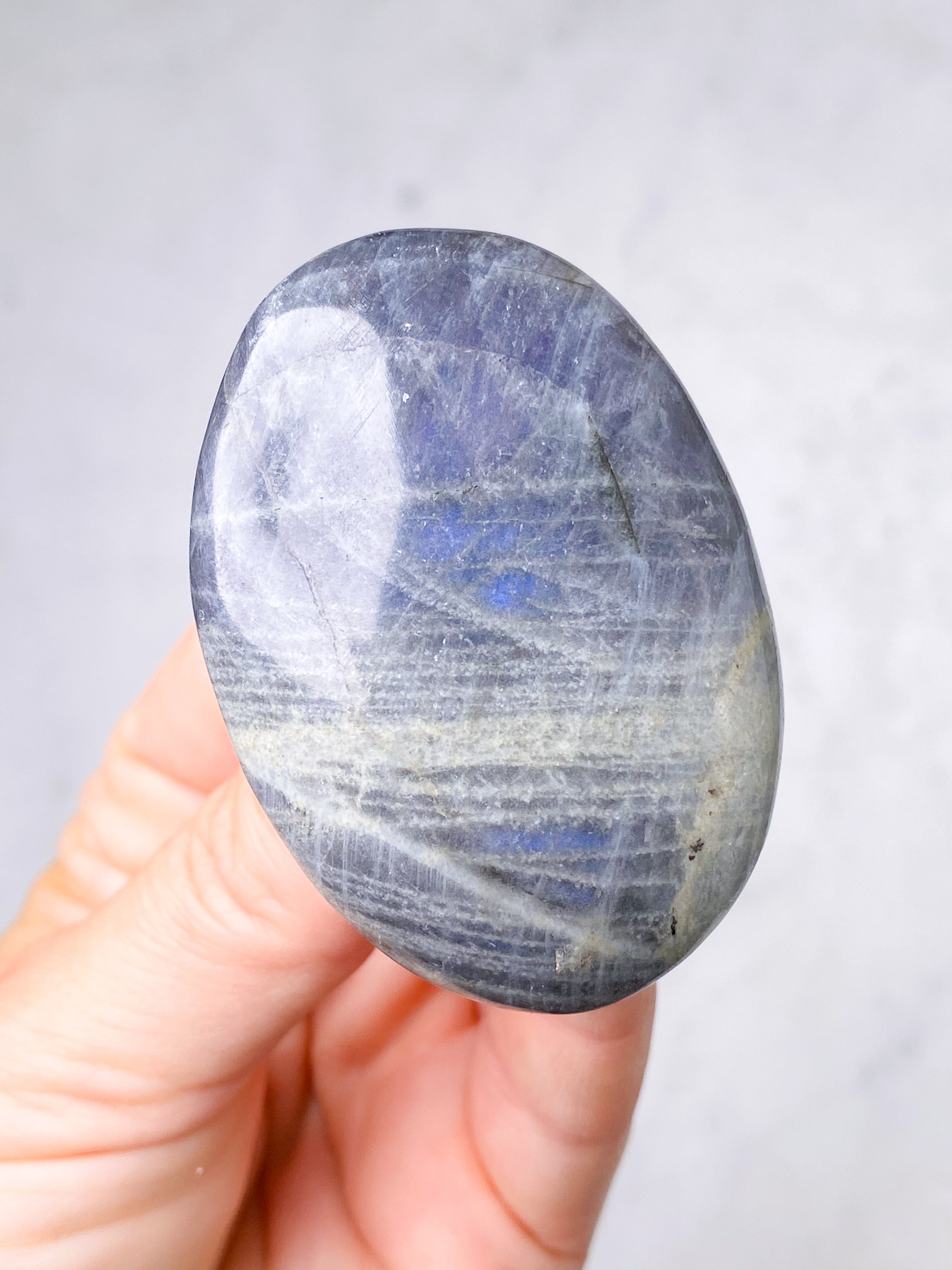 Guld labradorite hjärta