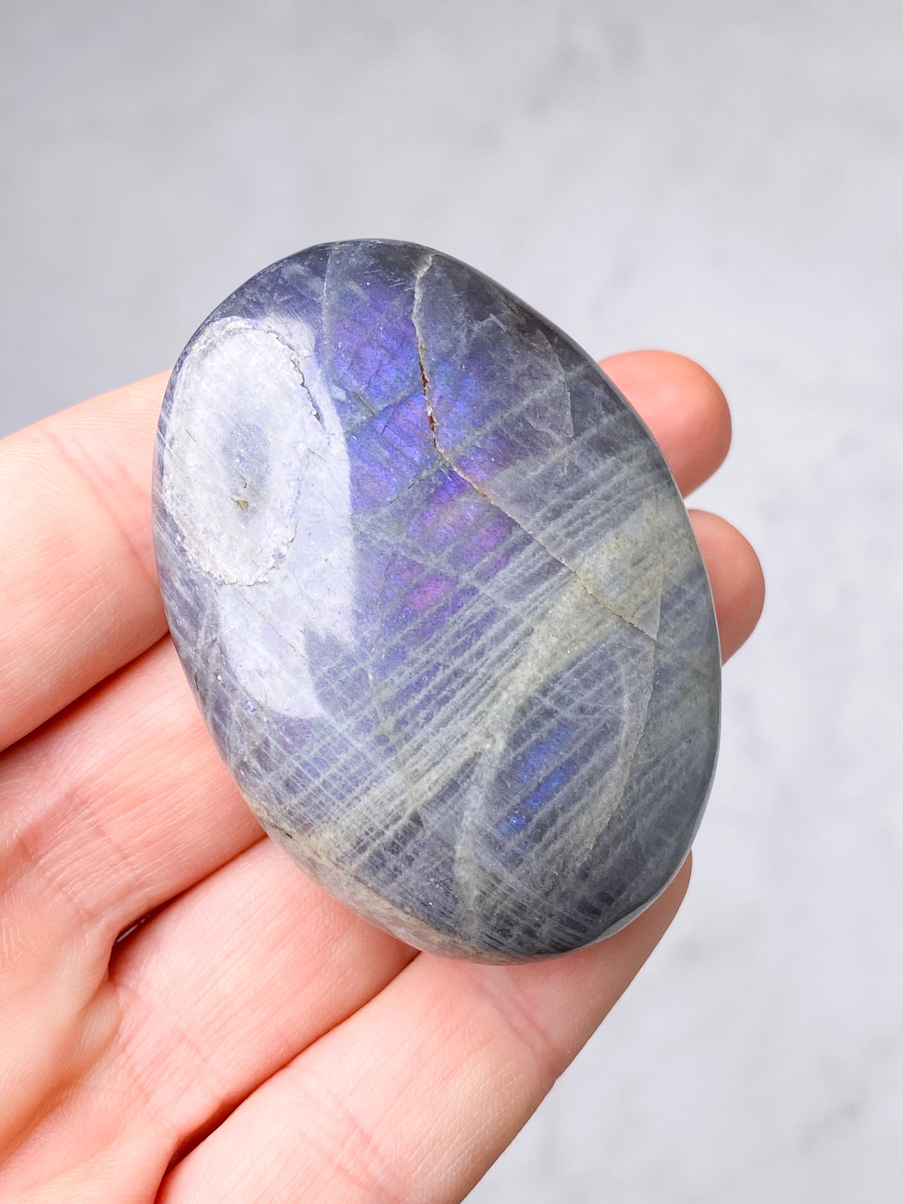 Guld labradorite hjärta