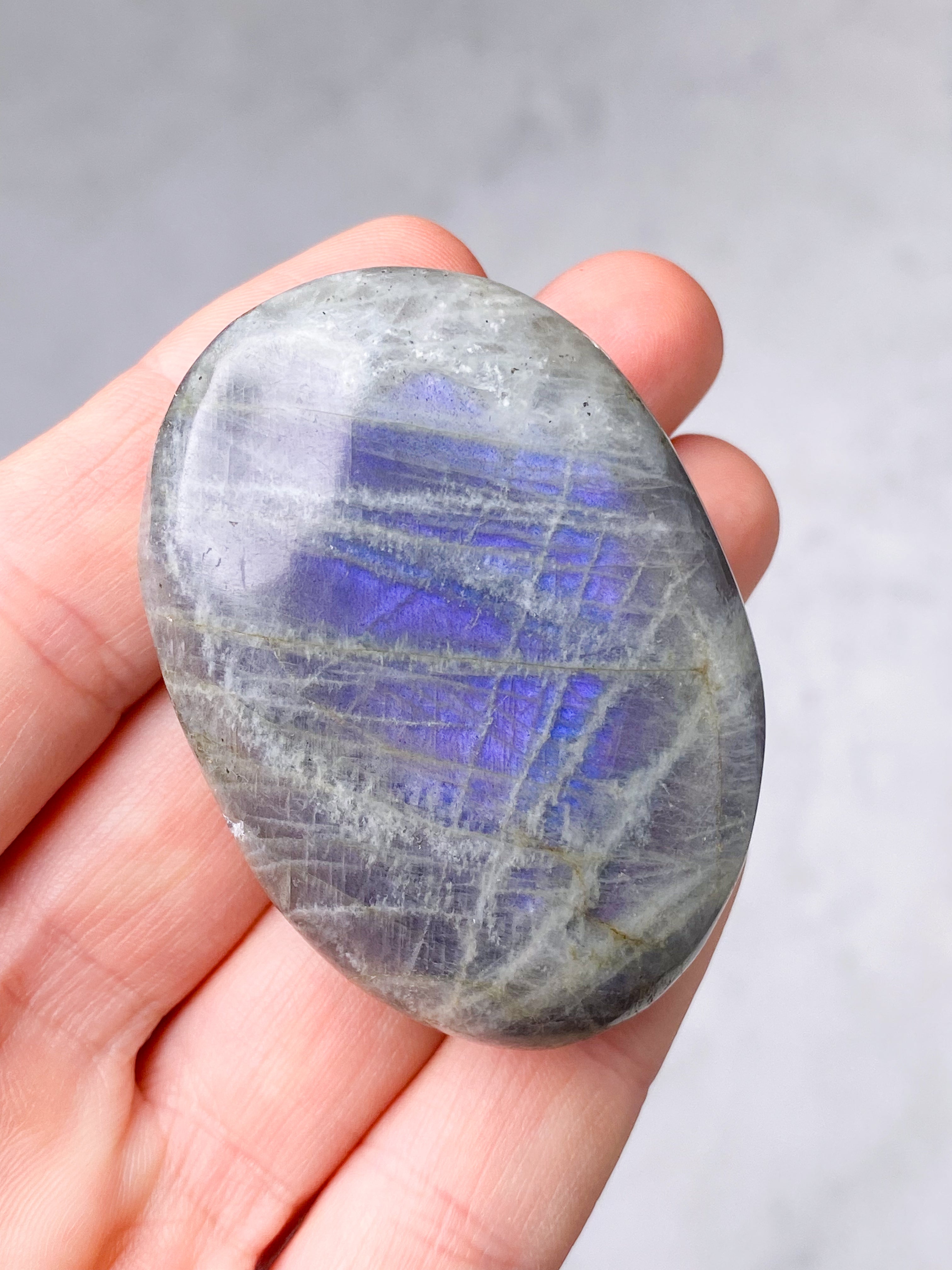 Guld labradorite hjärta