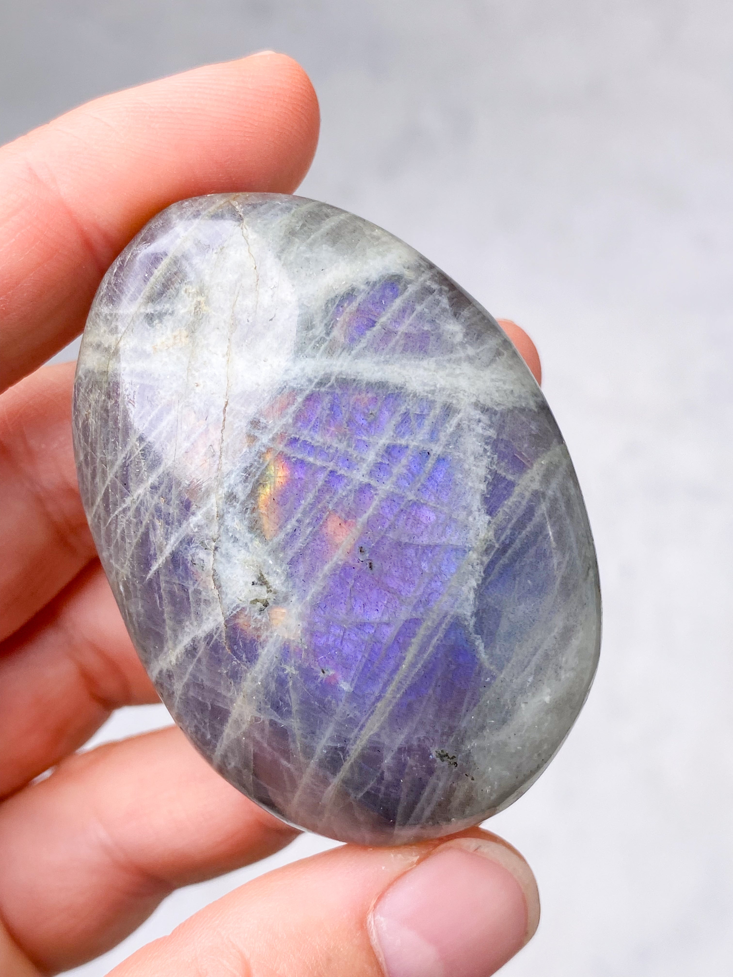 Guld labradorite hjärta