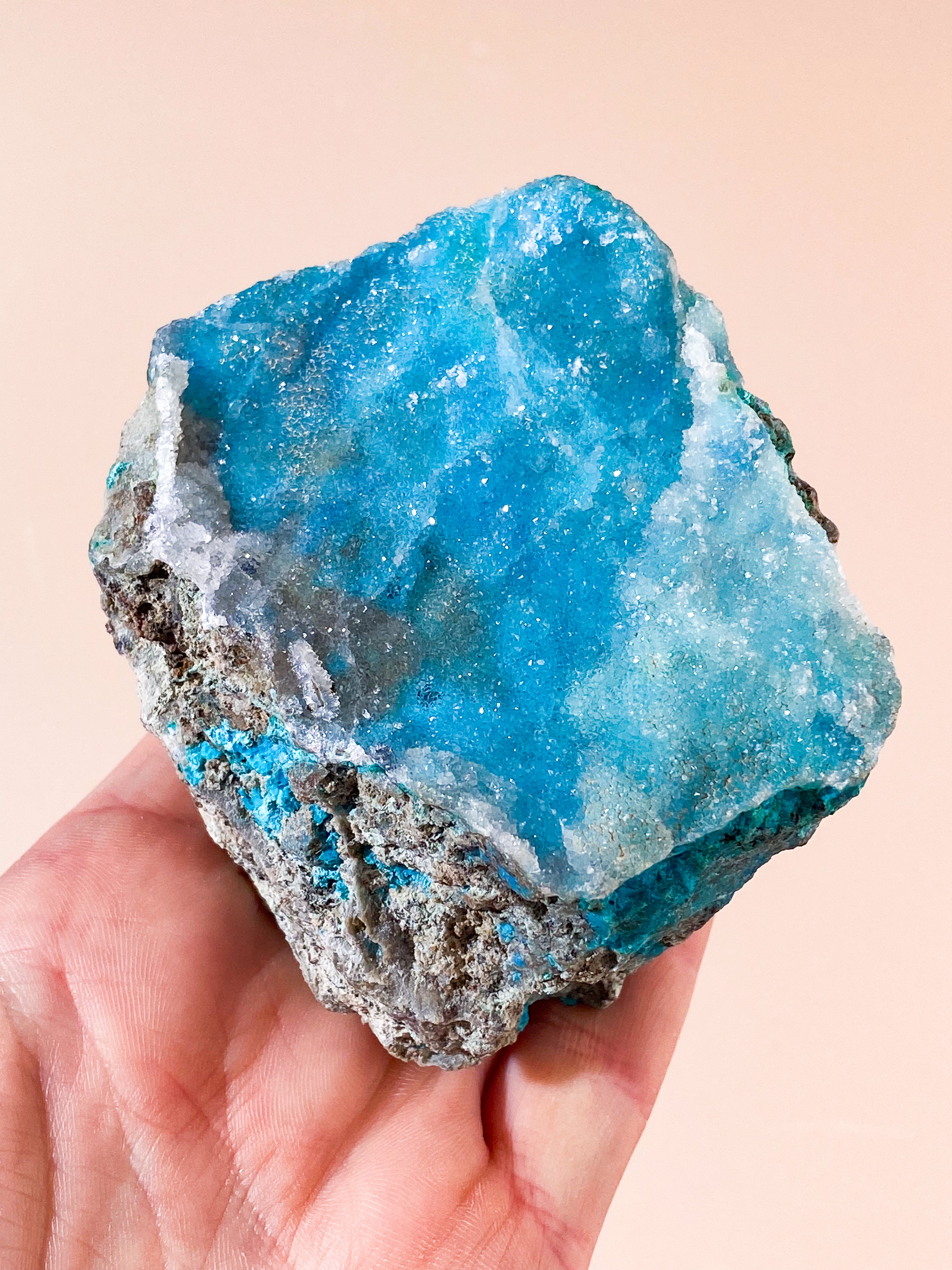 Druzy pseudokrysokolla (nr 36) extra kvalitet