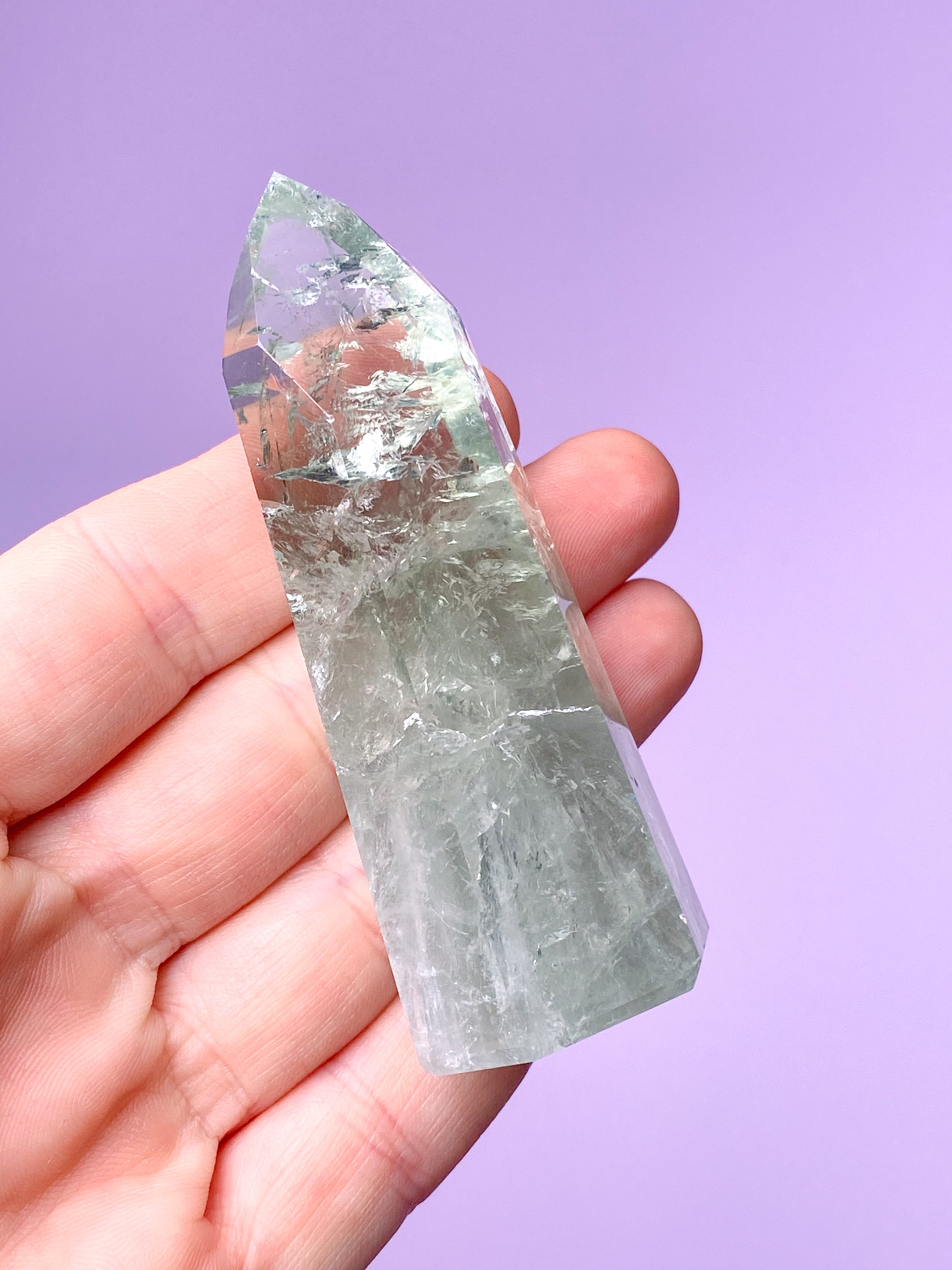 Prasiolittorn (nr 8) Grön ametist