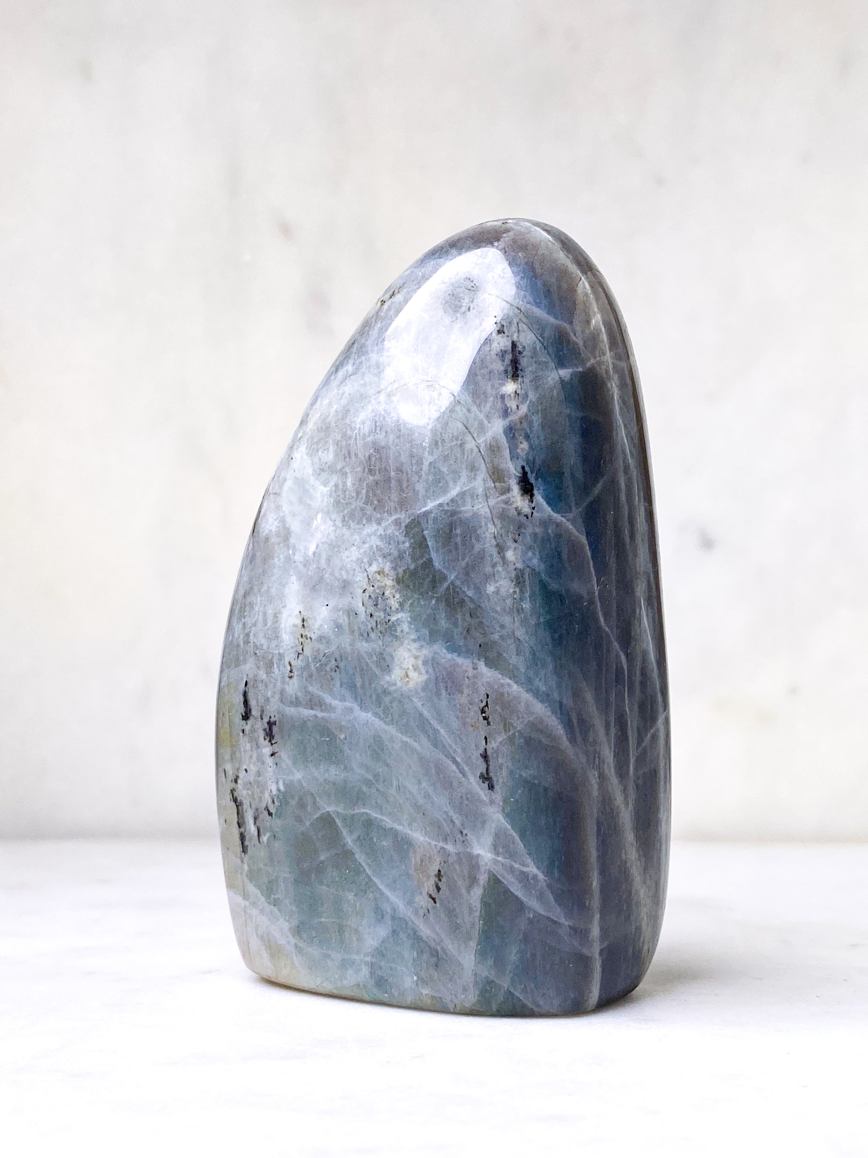 Guld labradorite hjärta