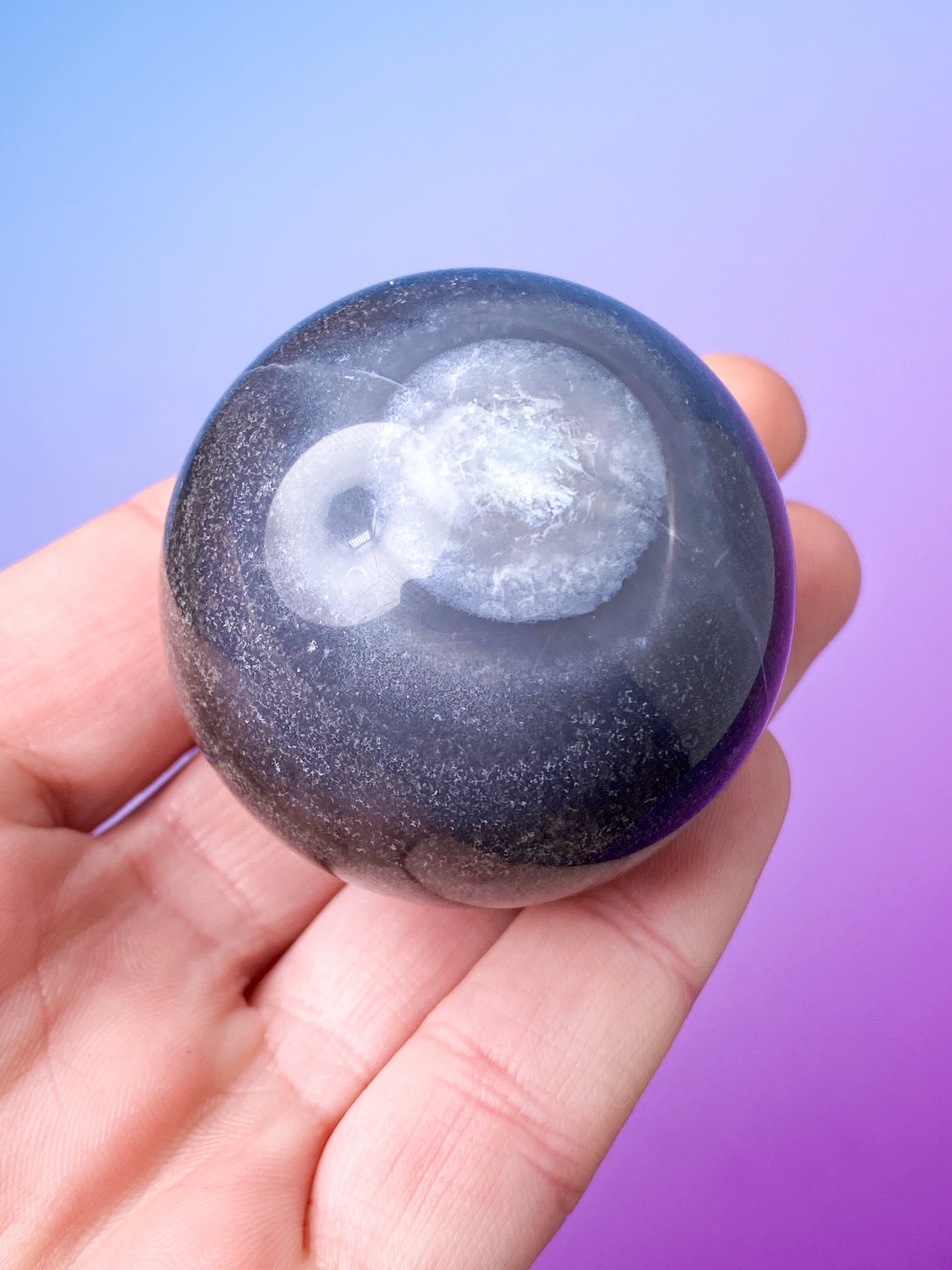 Blå opalkula (nr 1)