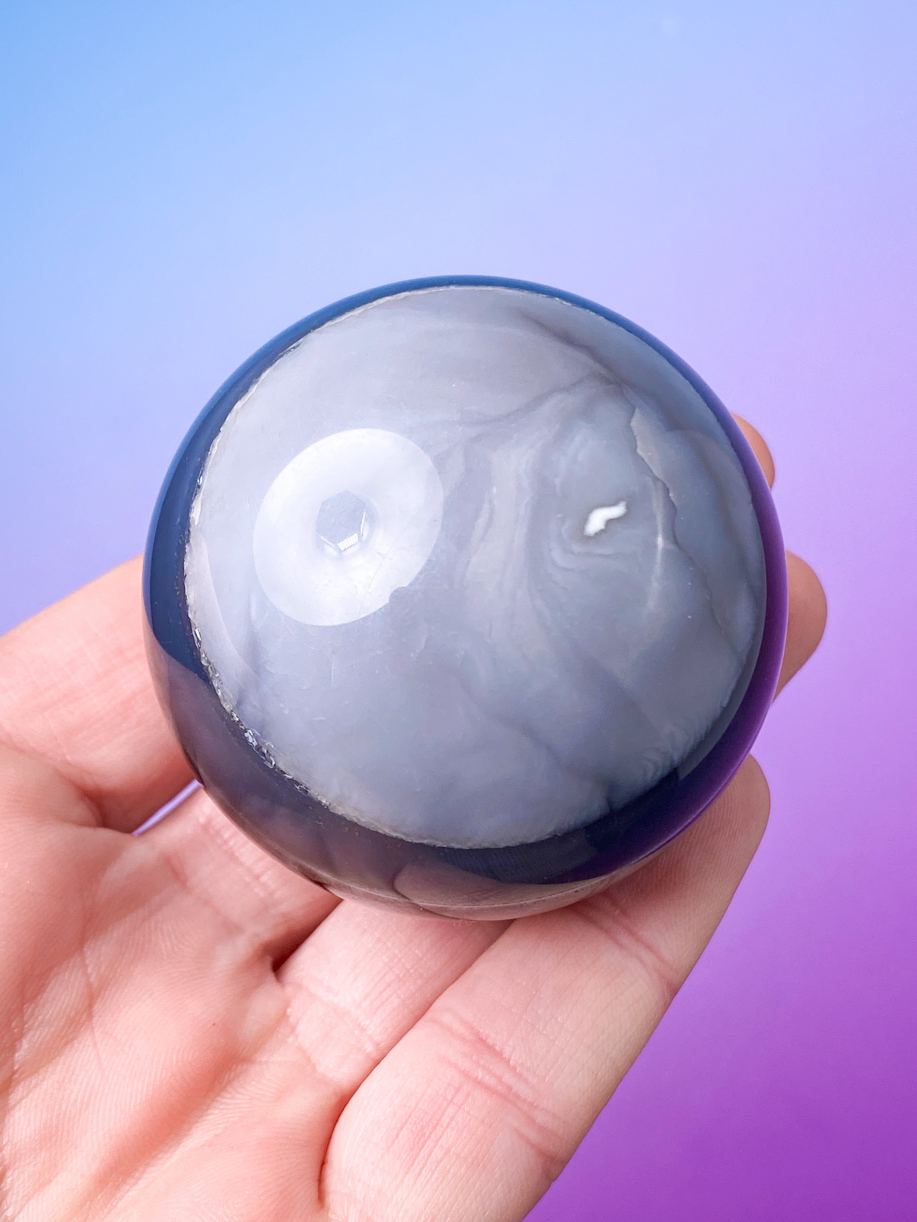 Blå opalkula (nr 2)