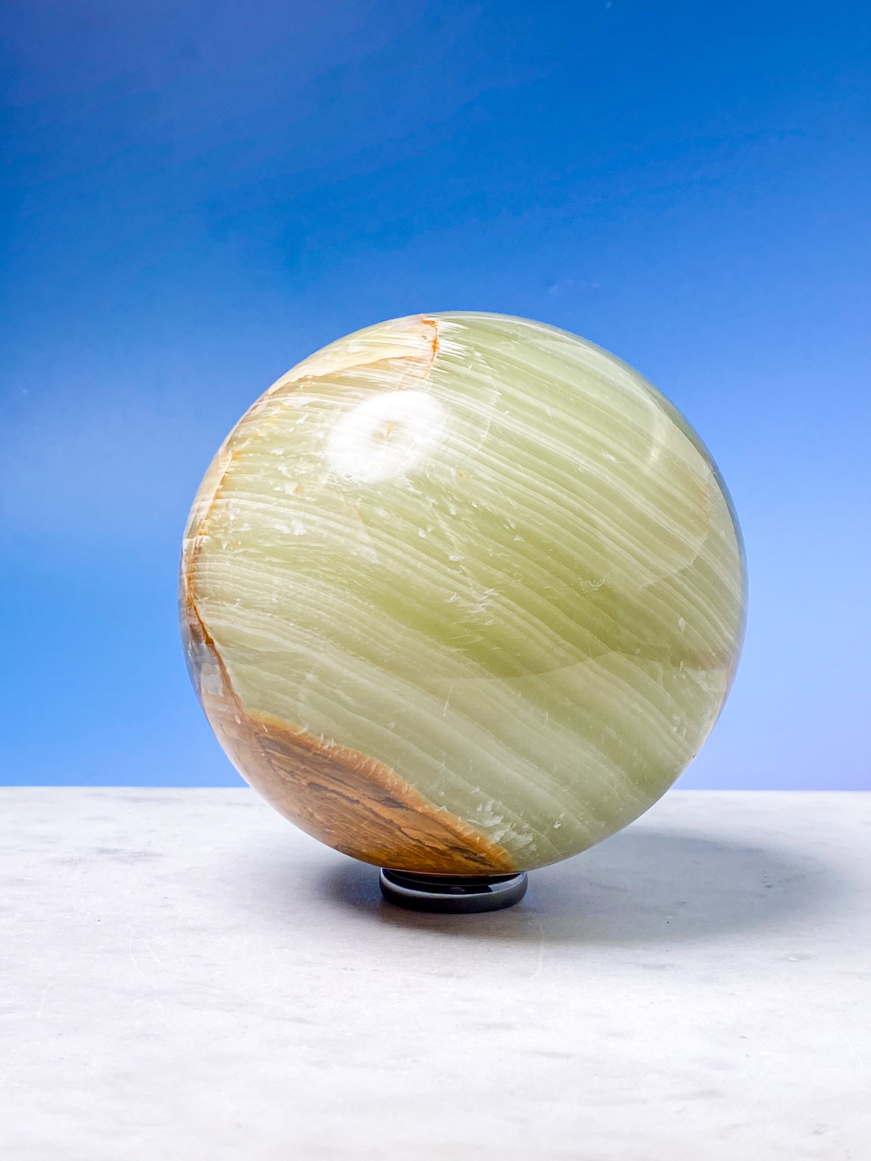 Jätte grön onyxkula (nr 3)