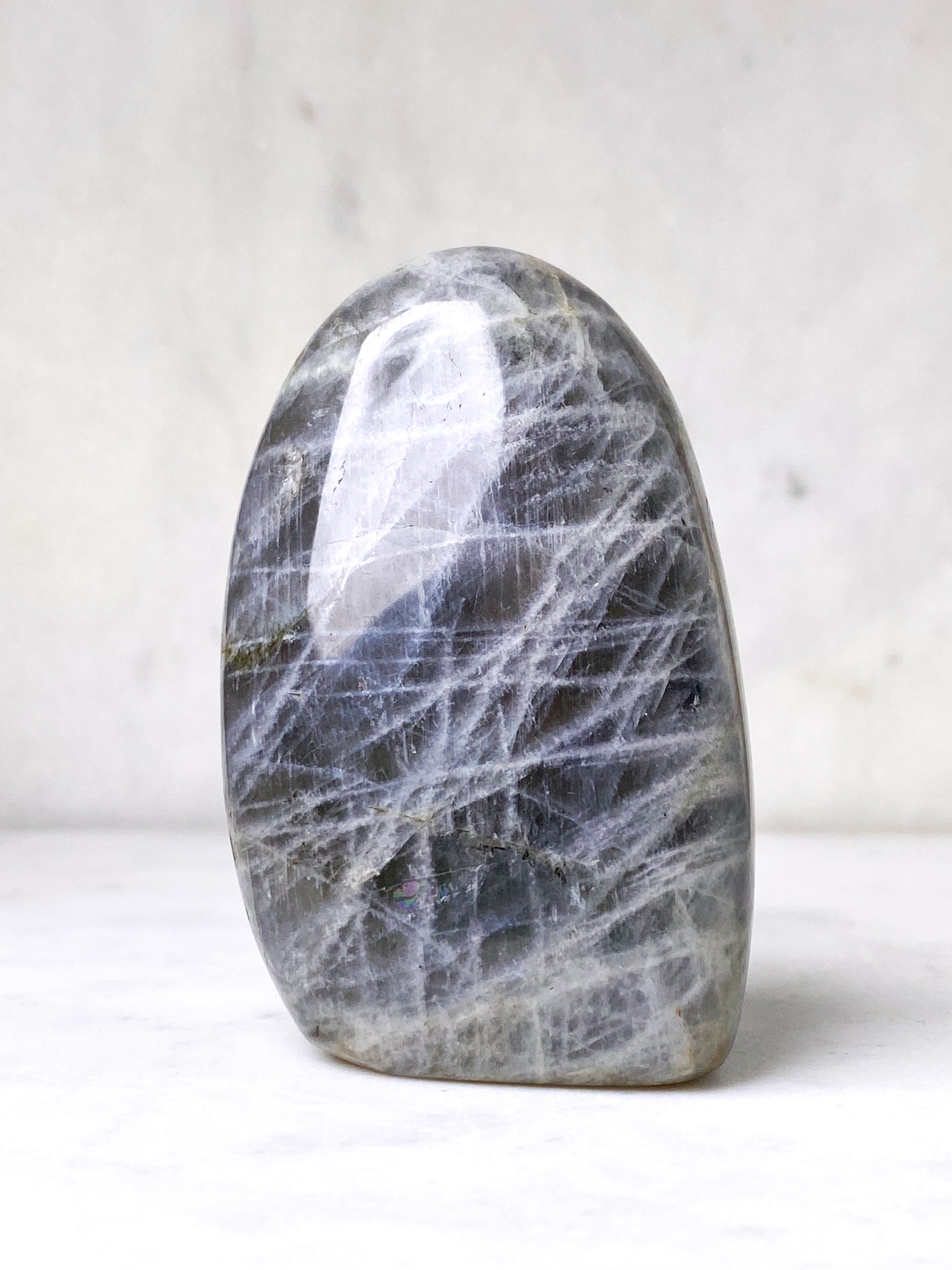 Guld labradorite hjärta