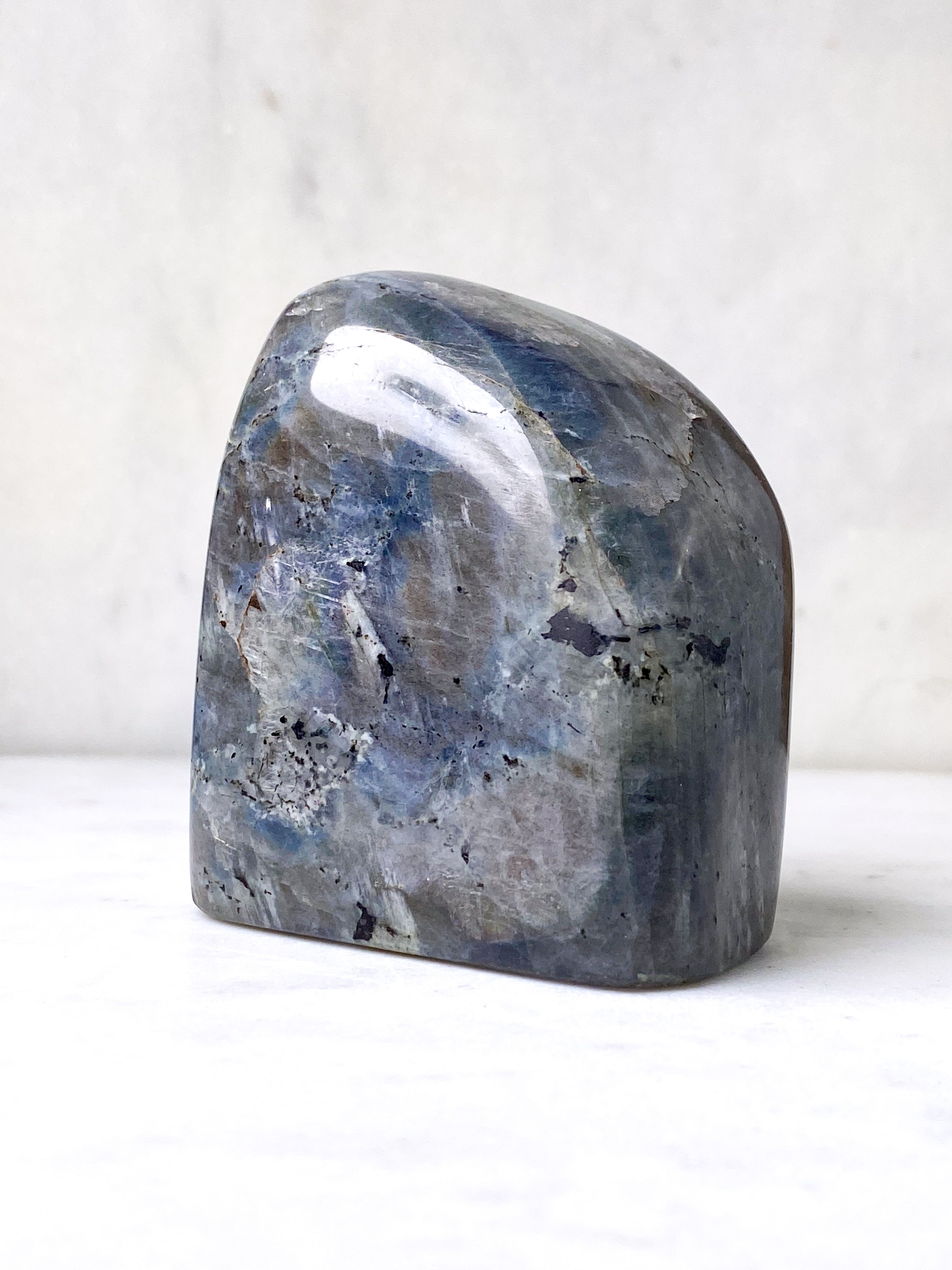 Guld labradorite hjärta