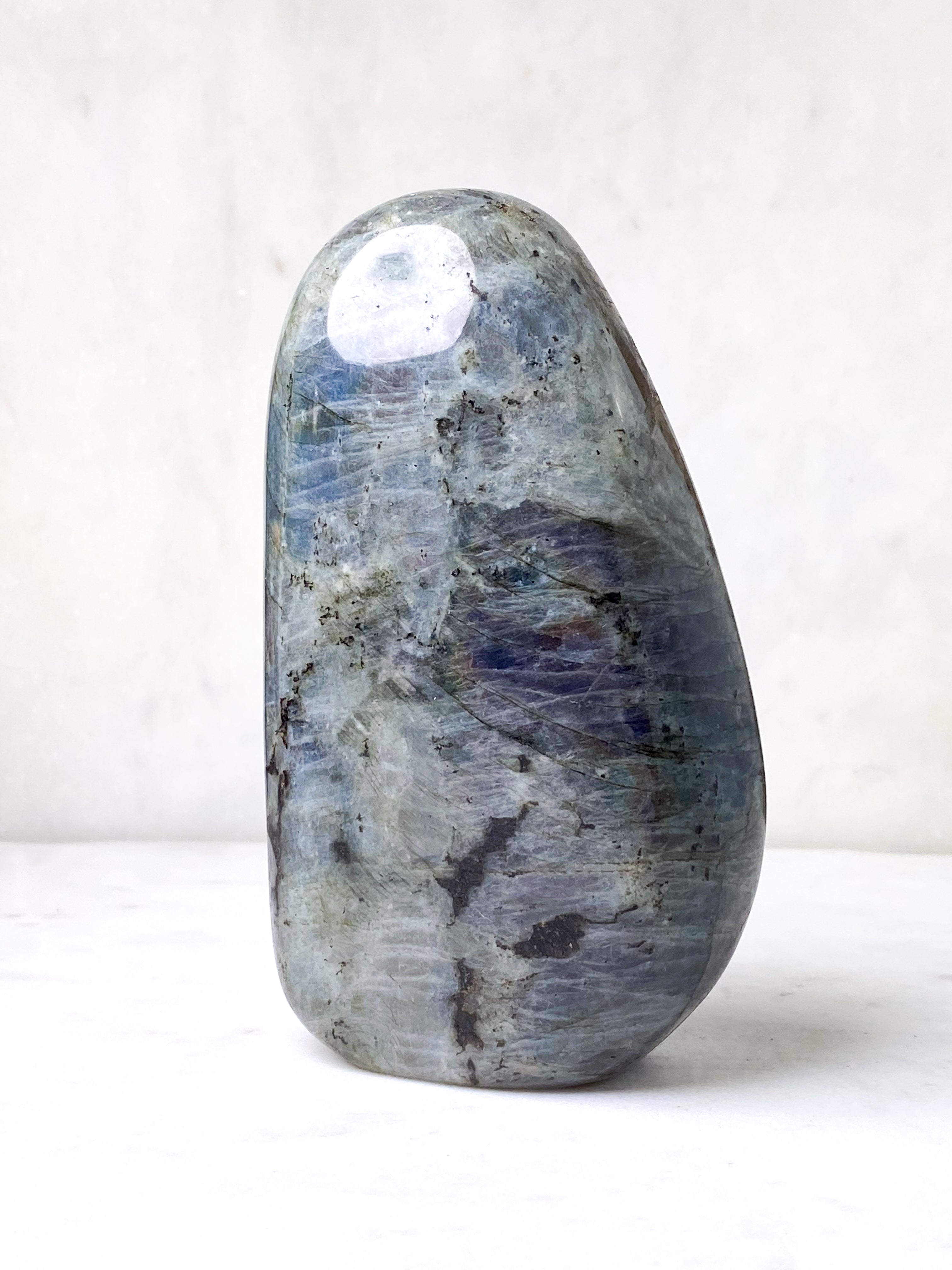 Guld labradorite hjärta