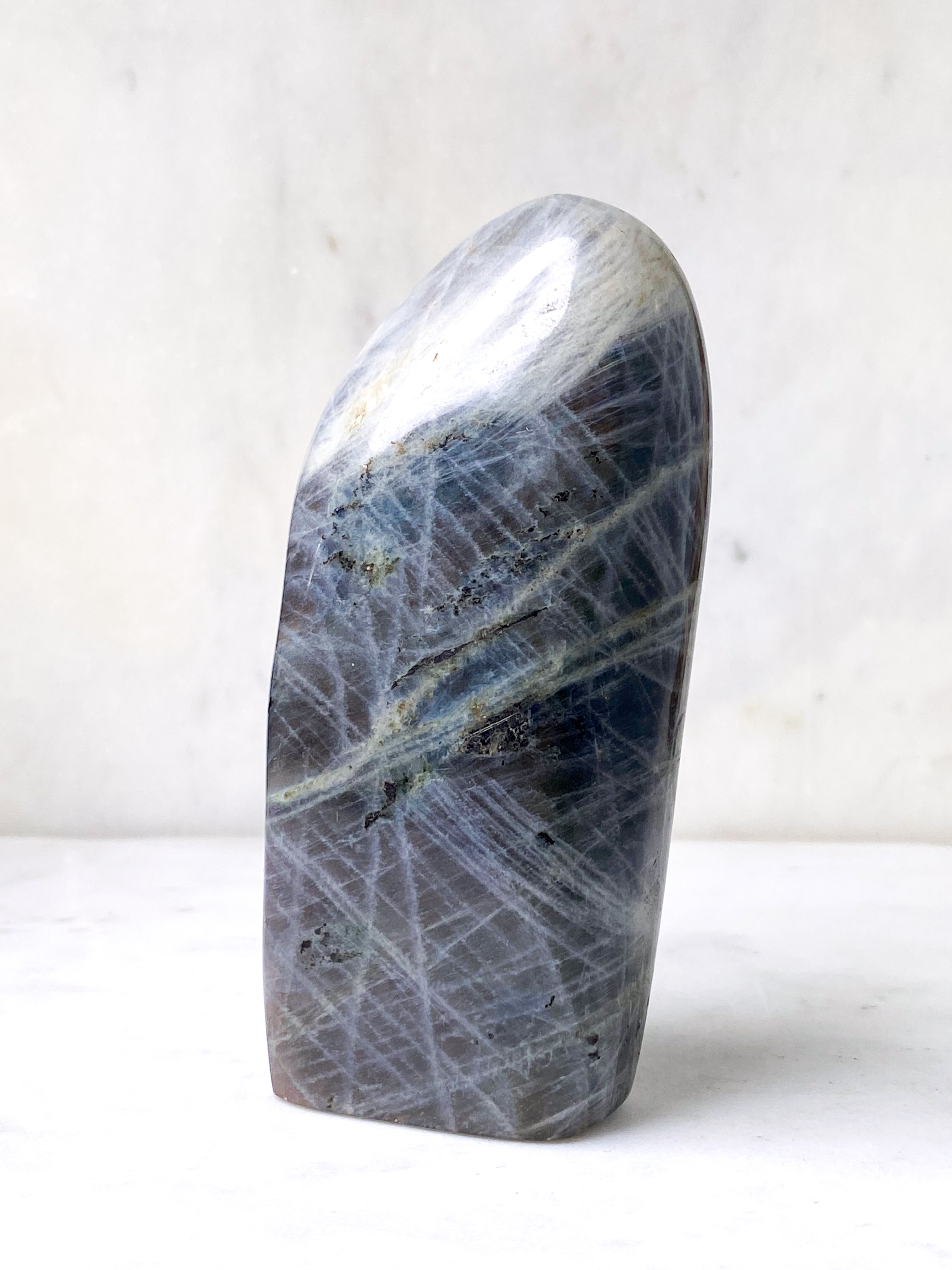 Guld labradorite hjärta