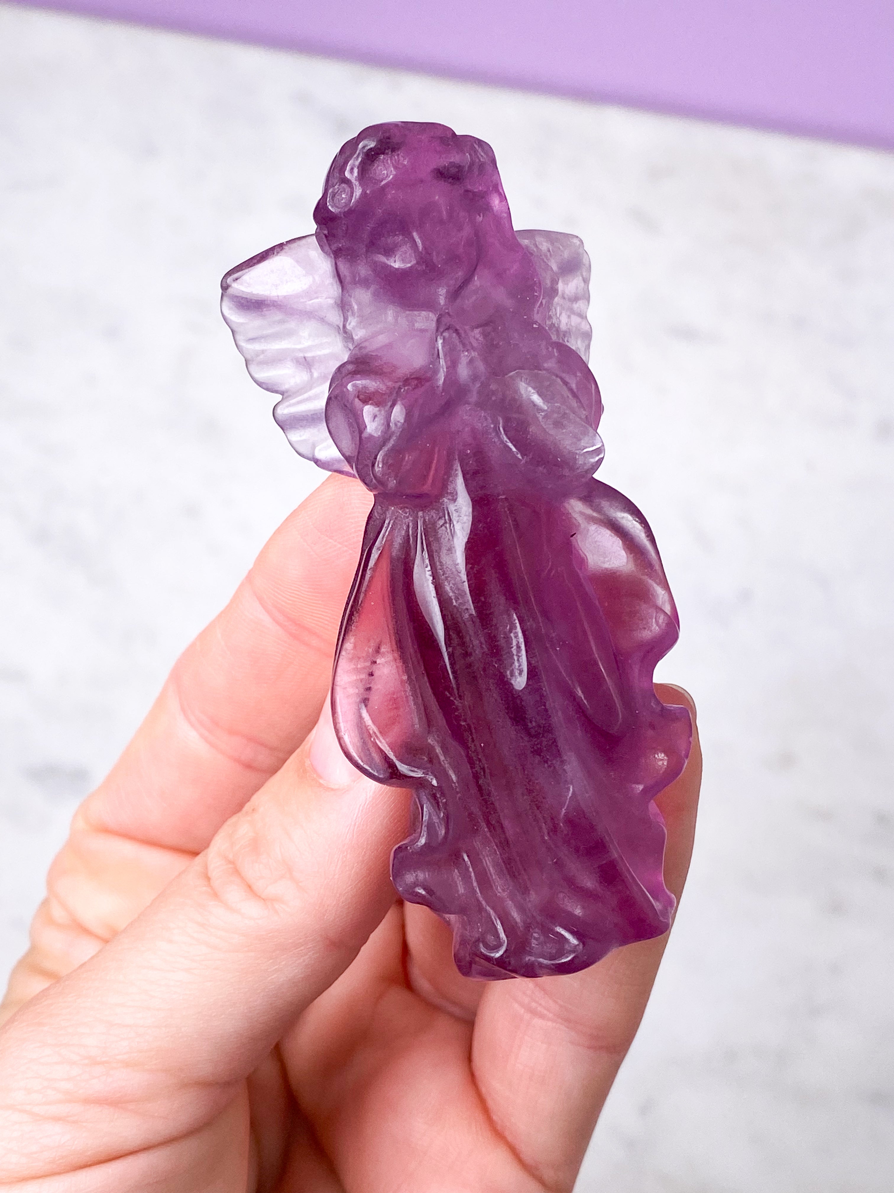 Vin röd fluorit torn - sällsynt