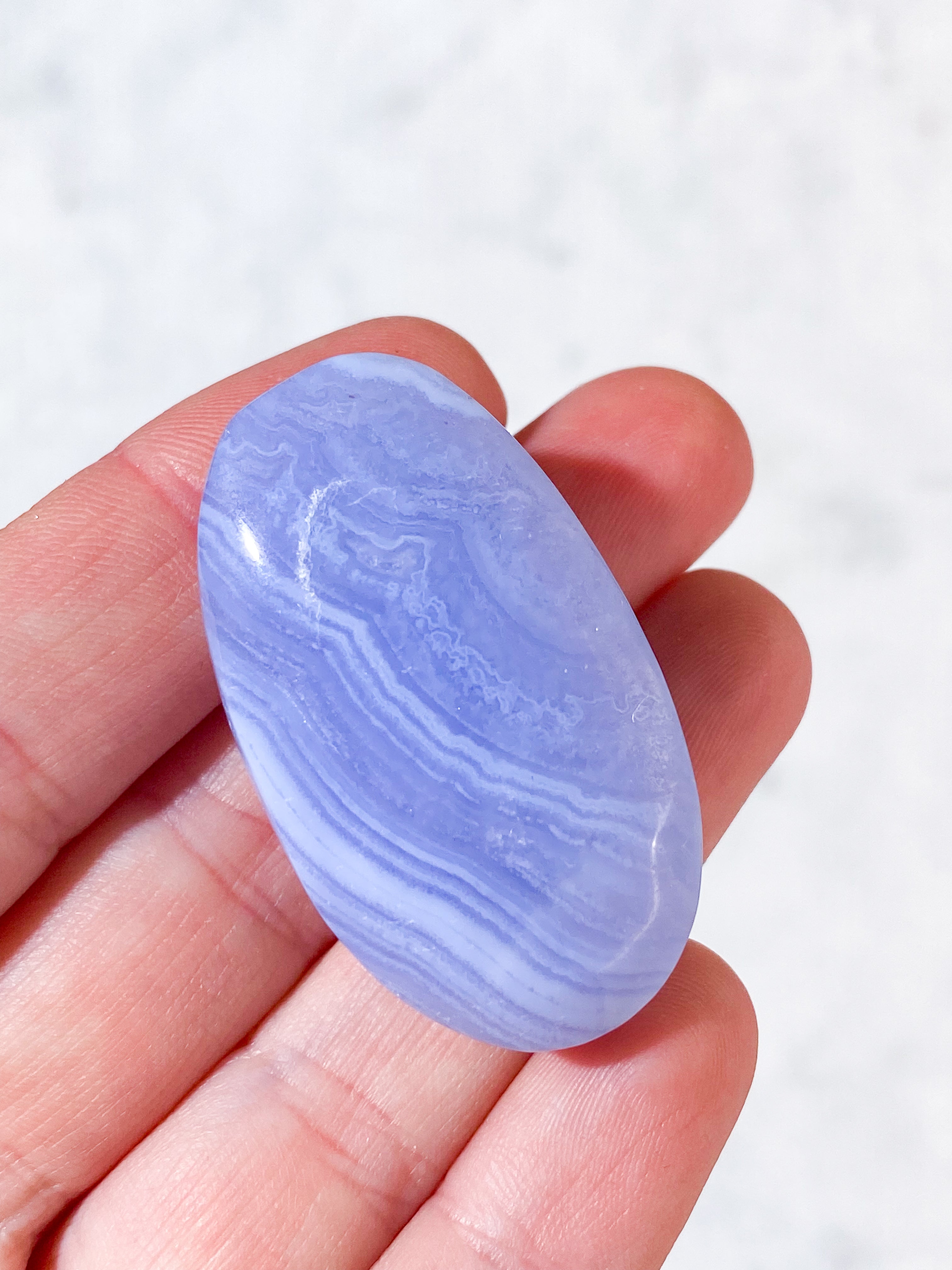 Blond Agat Palmstone (Nr. 23) Liten