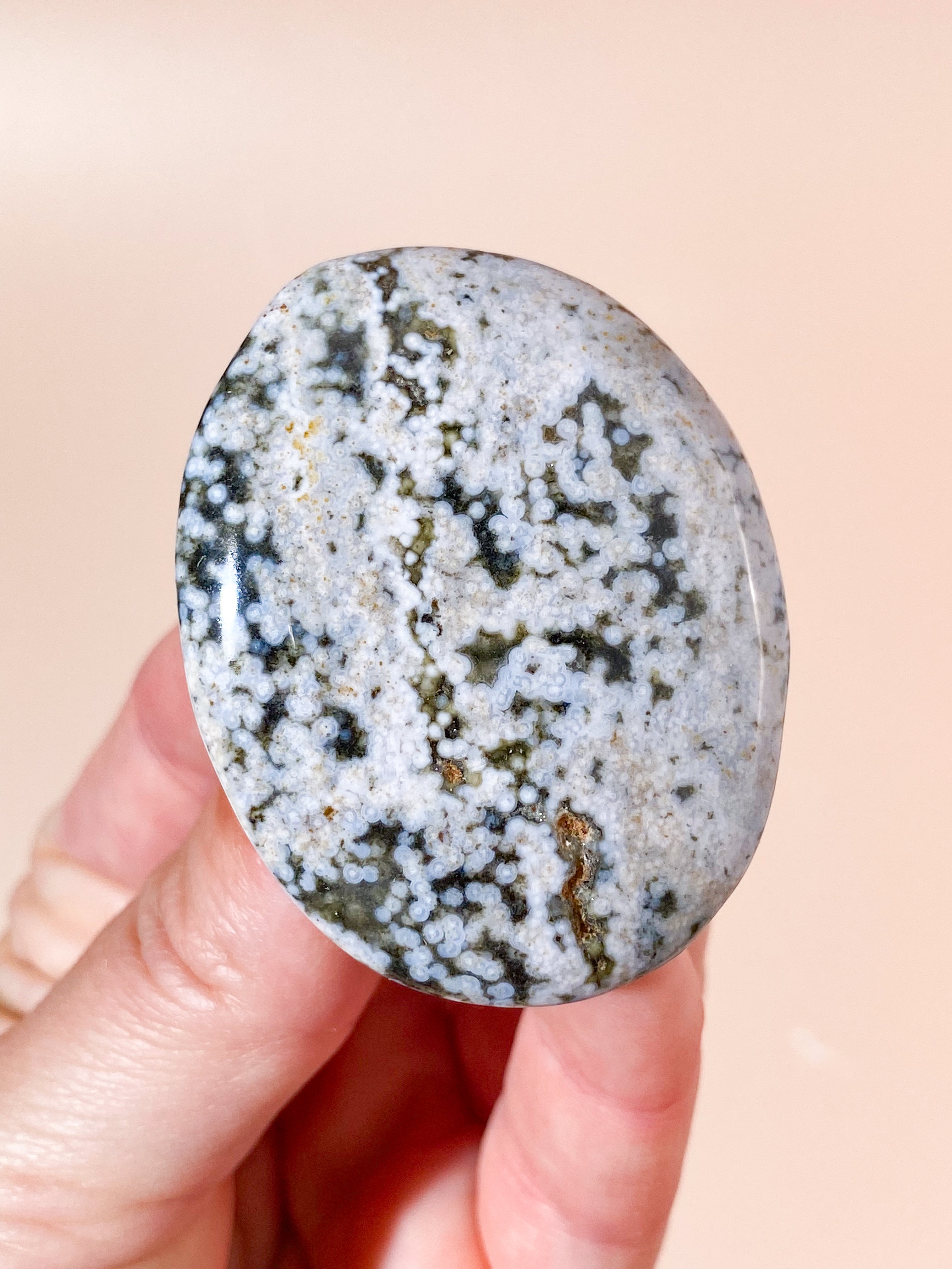 Orbikulär havsjasper Palmsten (nr 3)