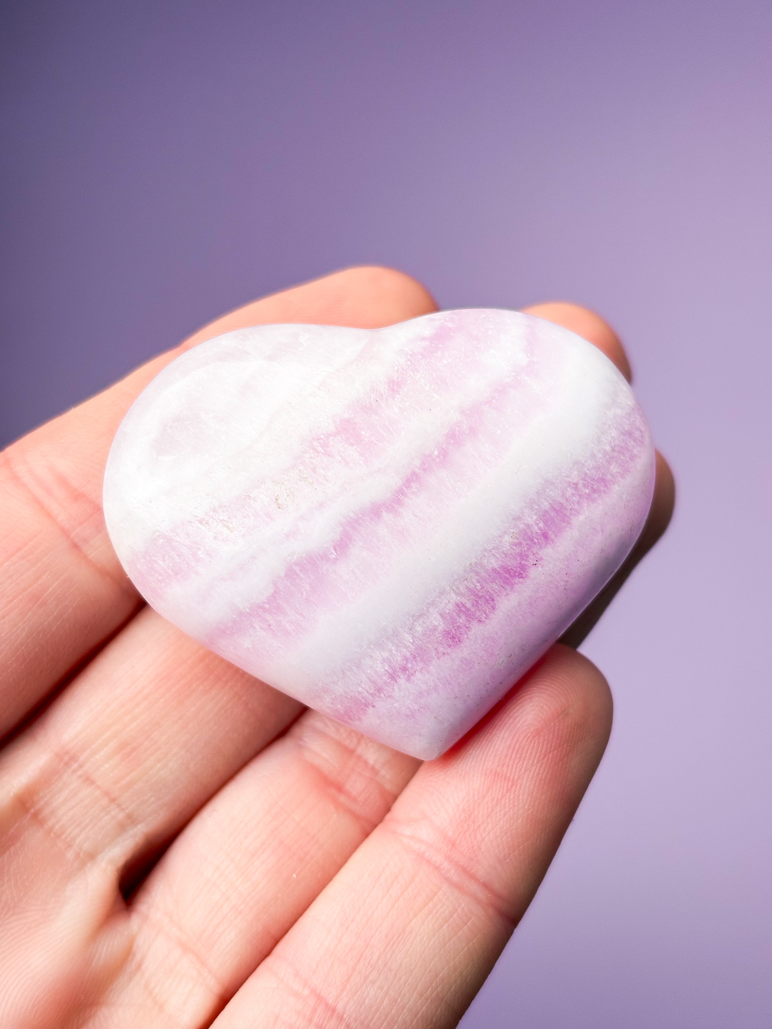 Rosa aragonithjärta (nr 1)