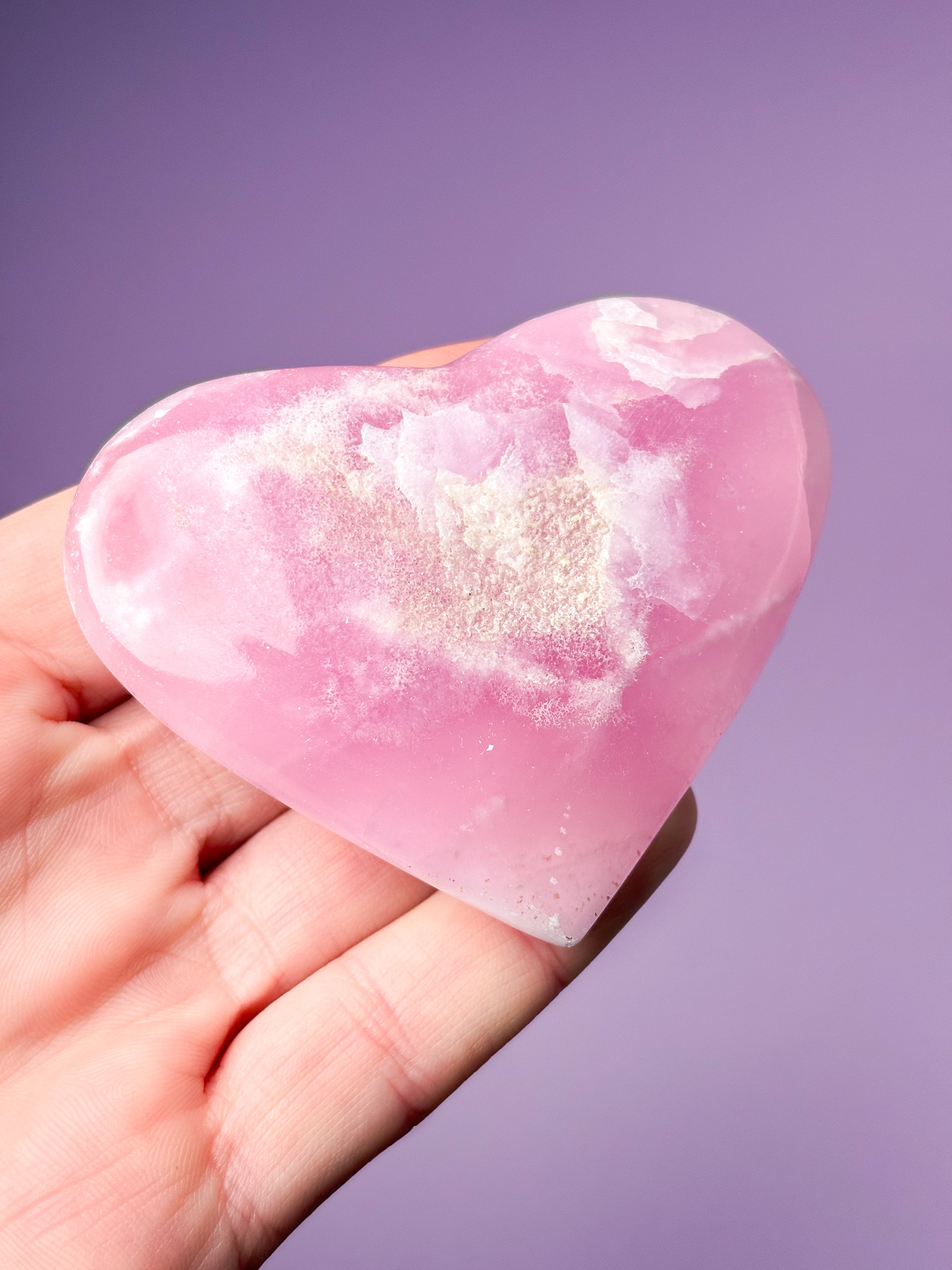 Rosa aragonithjärta (nr 7)