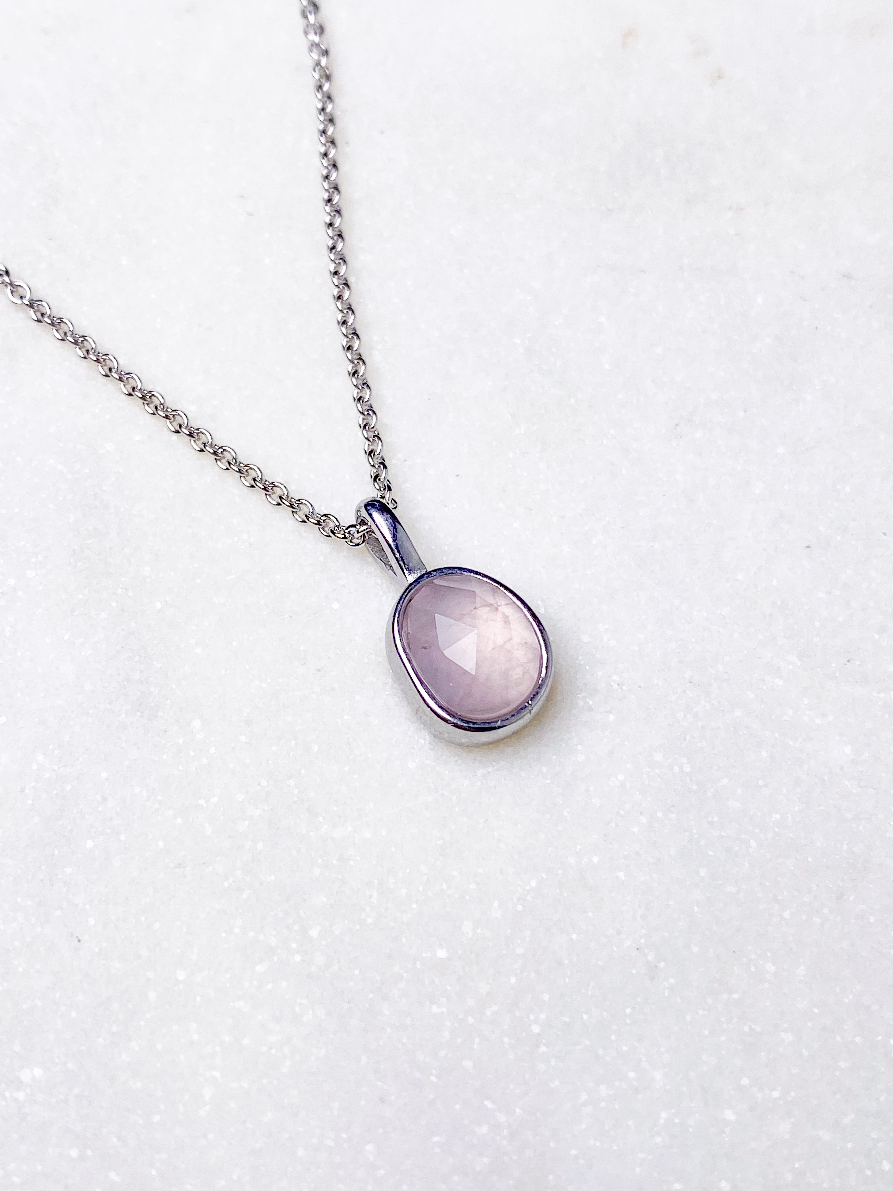 Akvamarin - Petite Heart - Guld