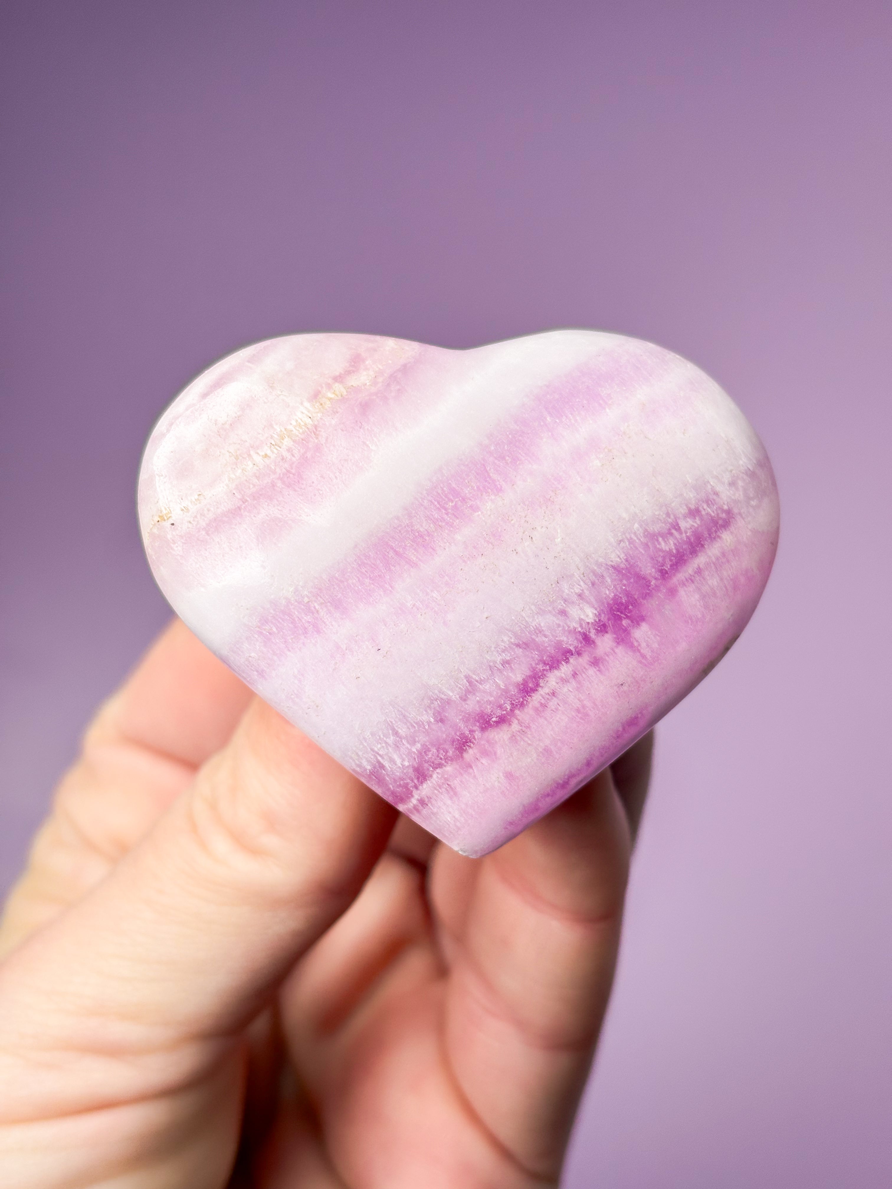 Rosa aragonithjärta (nr 8)