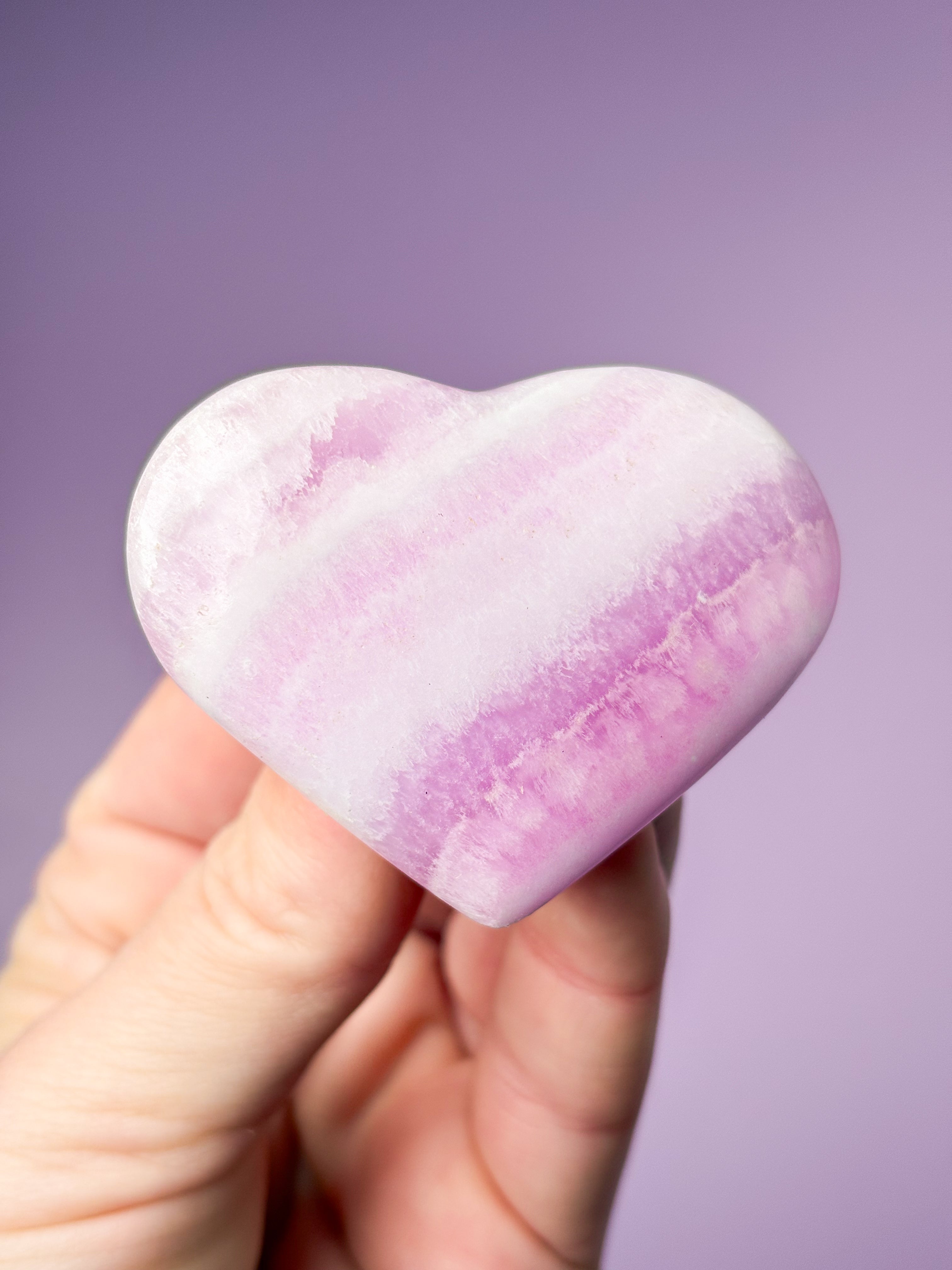 Rosa aragonithjärta (nr 18)