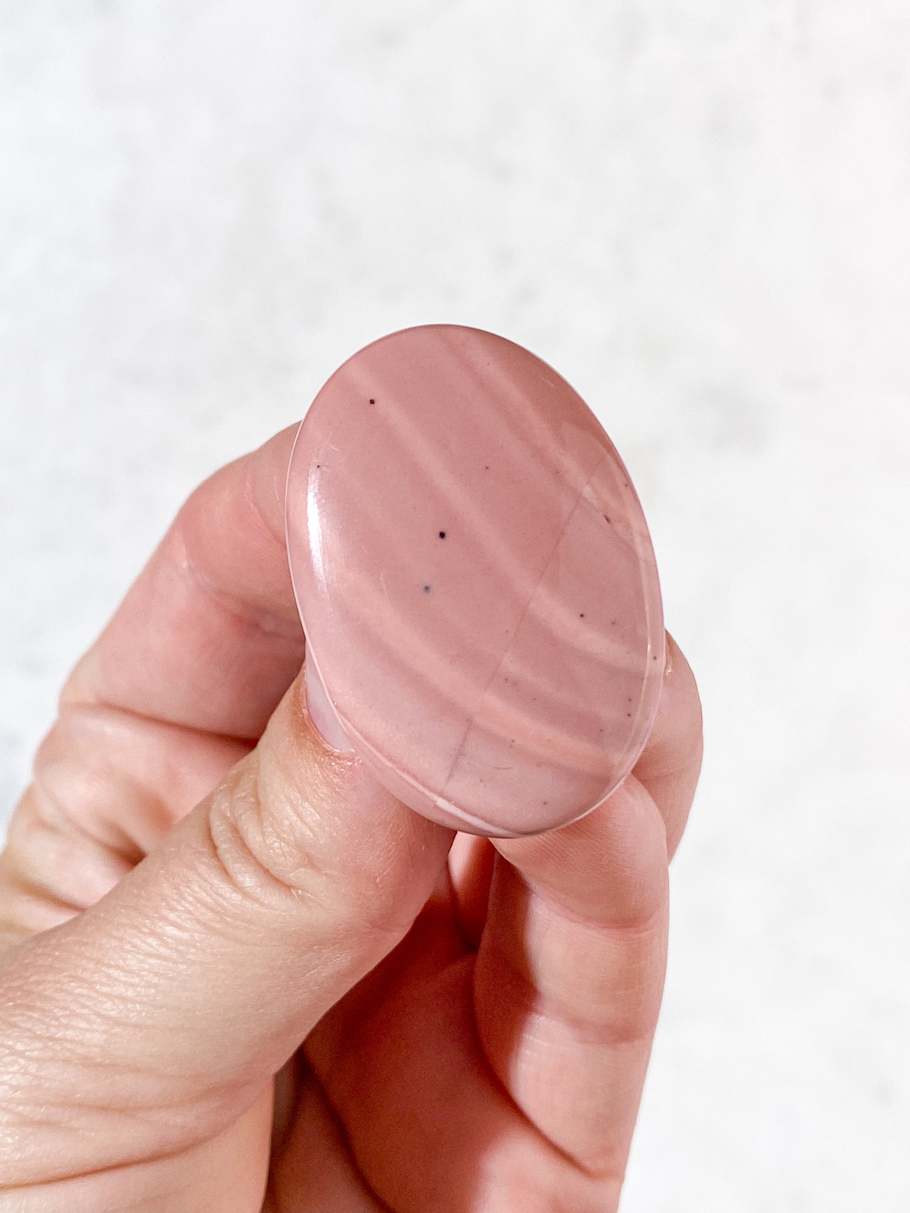 Rosa Opal Palmstone (Nr. 1) från Australien