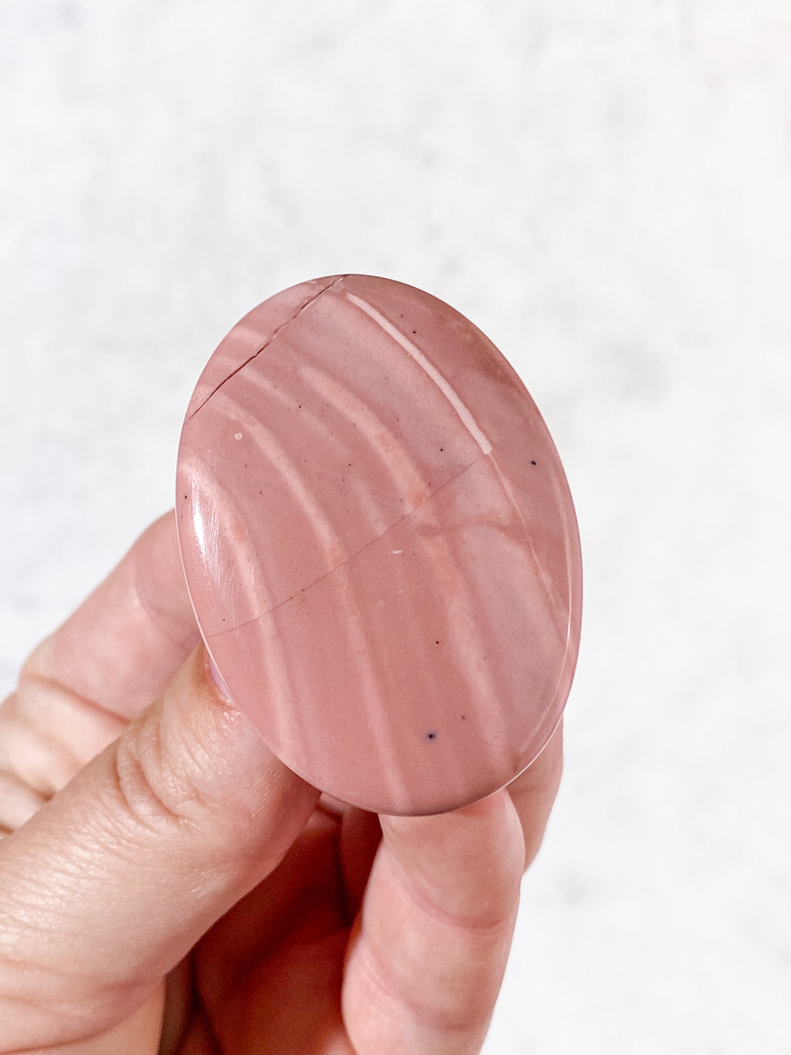 Rosa Opal Palmstone (nr 6) från Australien