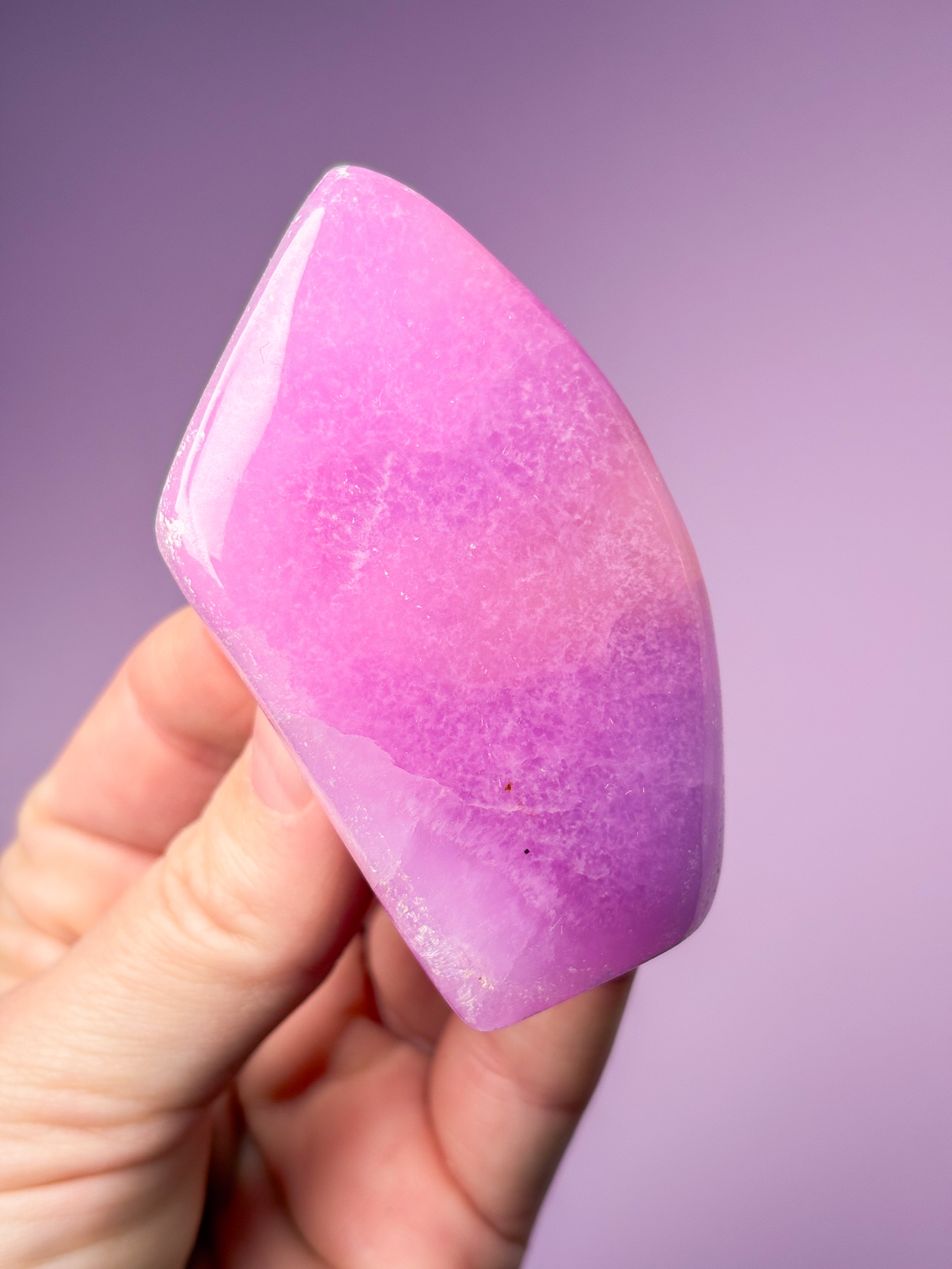 Rosa Aragonit Friform (Nr 18)