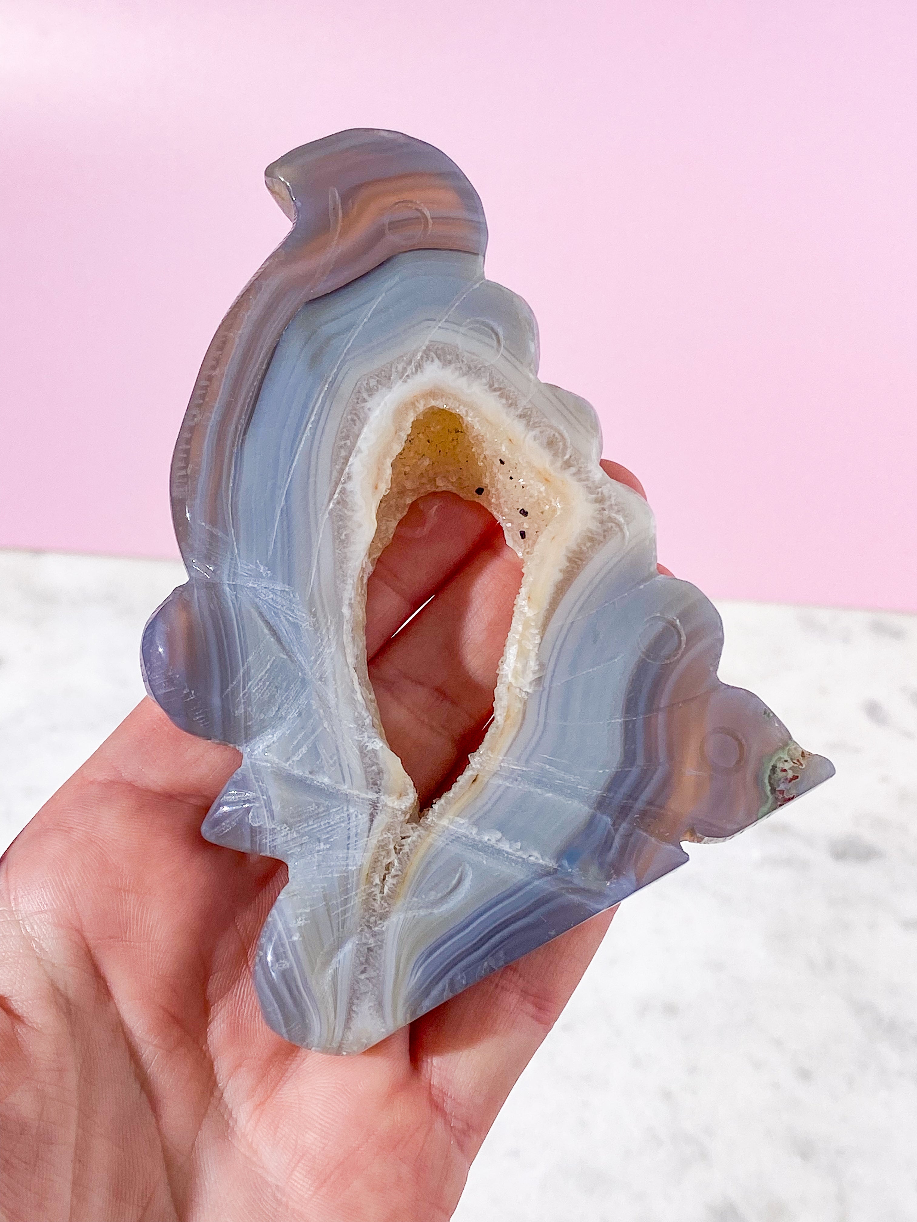 Druzy Agat Fe (Nr. 2)