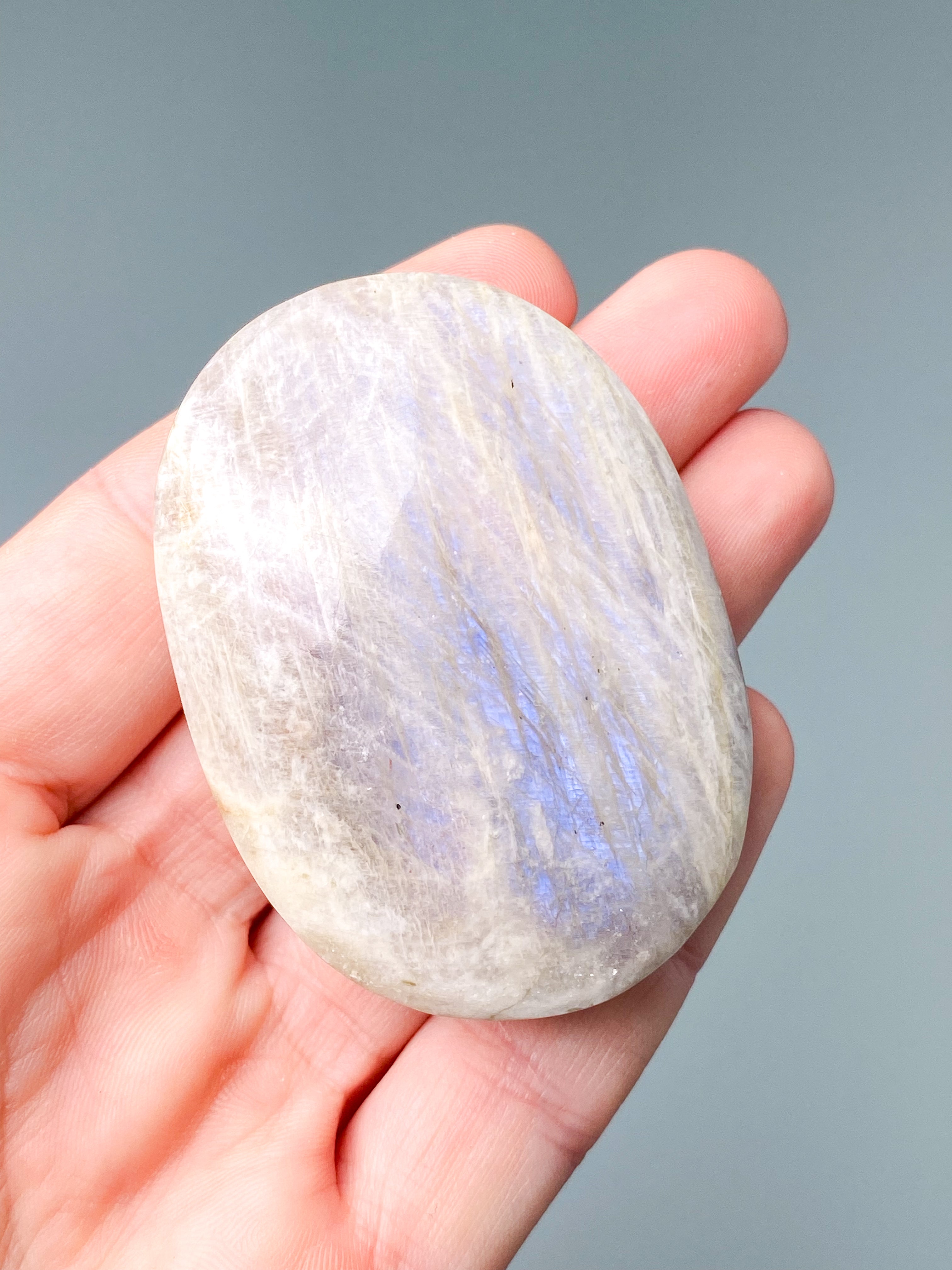 Rainbow Moonstone Palmstone