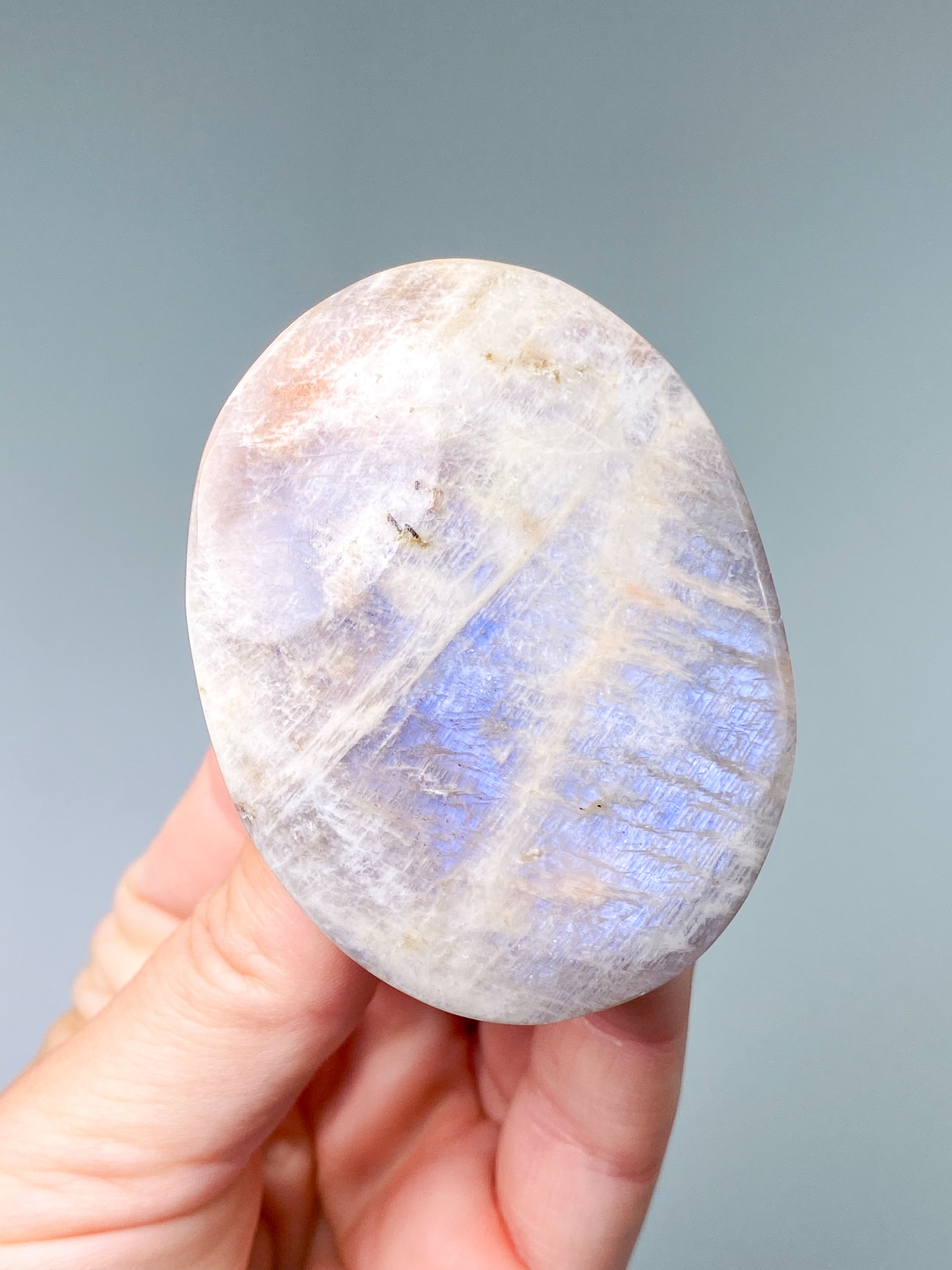 Rainbow Moonstone Palmstone