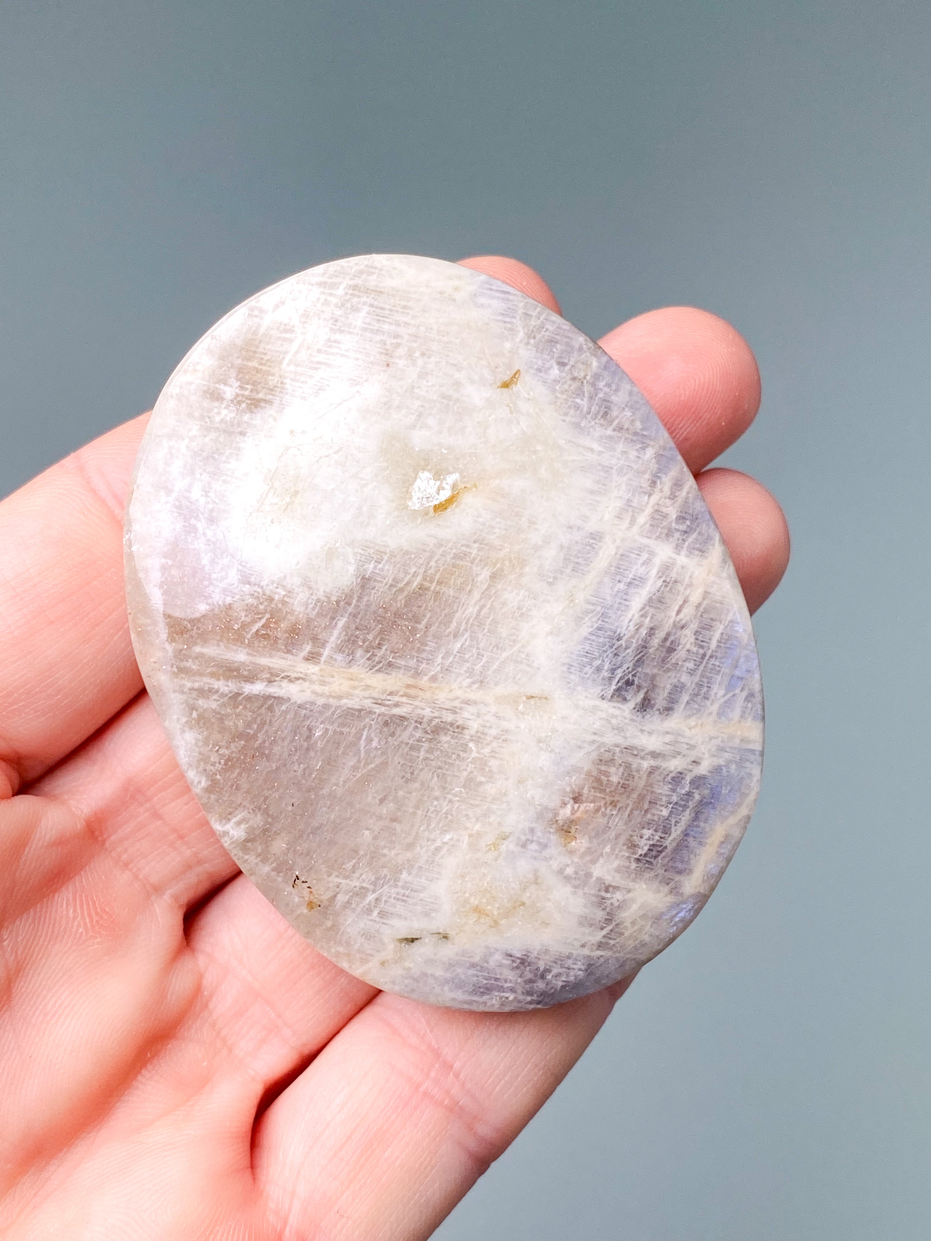 Rainbow Moonstone Palmstone