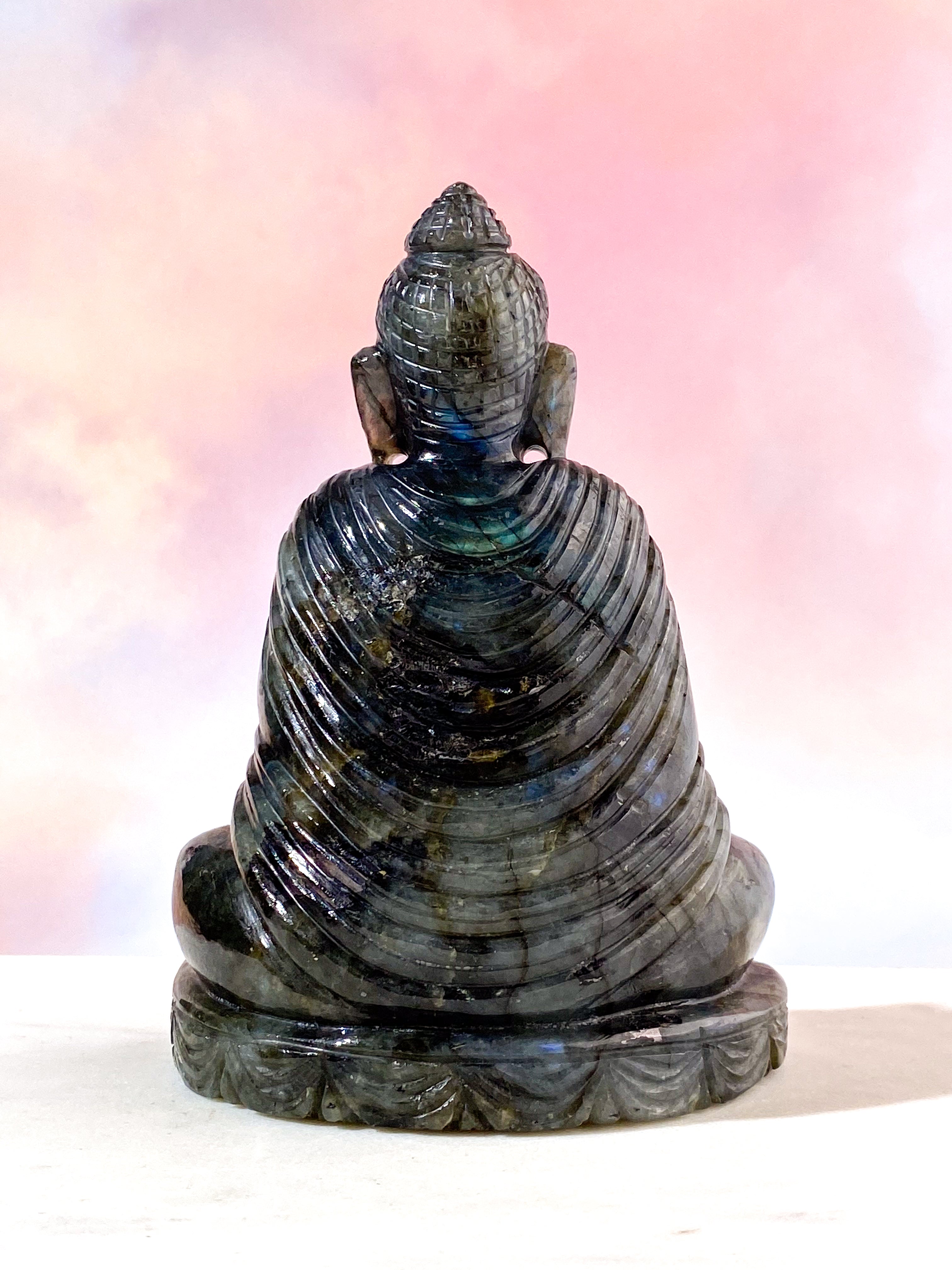 Labradorit Buddha (Nr. 1)