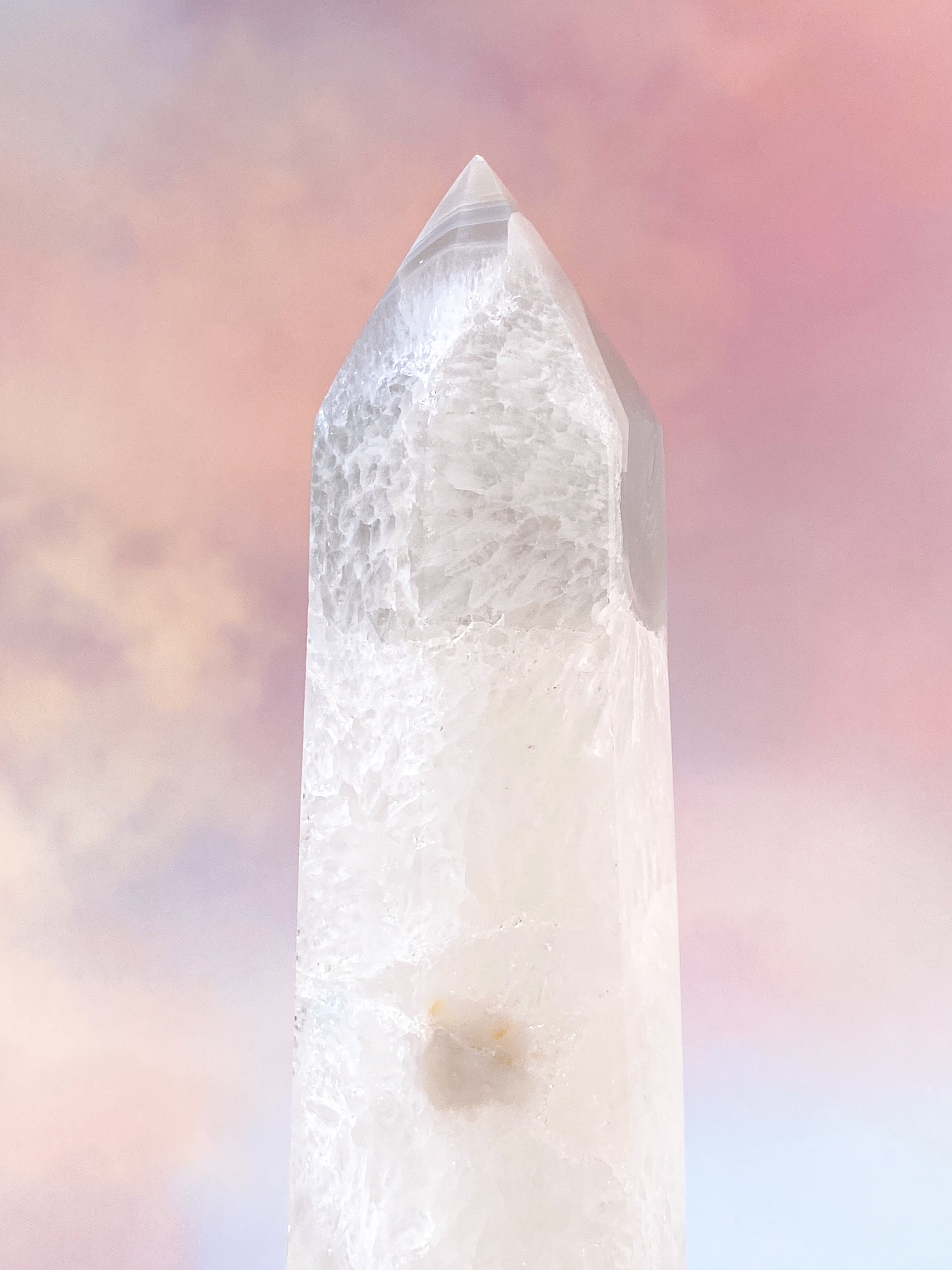 Druzy Agate Tower (No. 1)
