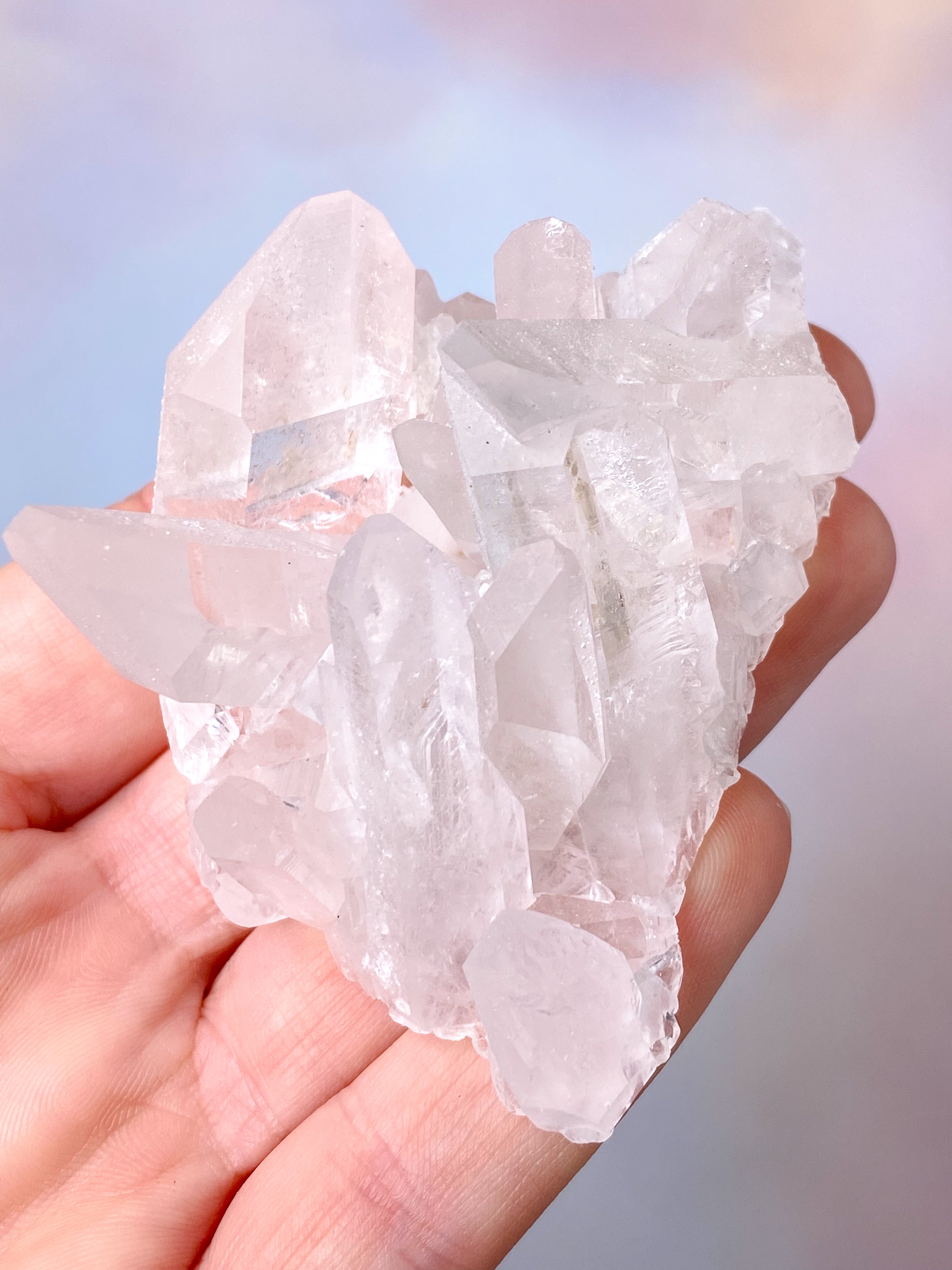 Mountain Crystal Cluster (nr X) Exklusiv kvalitet