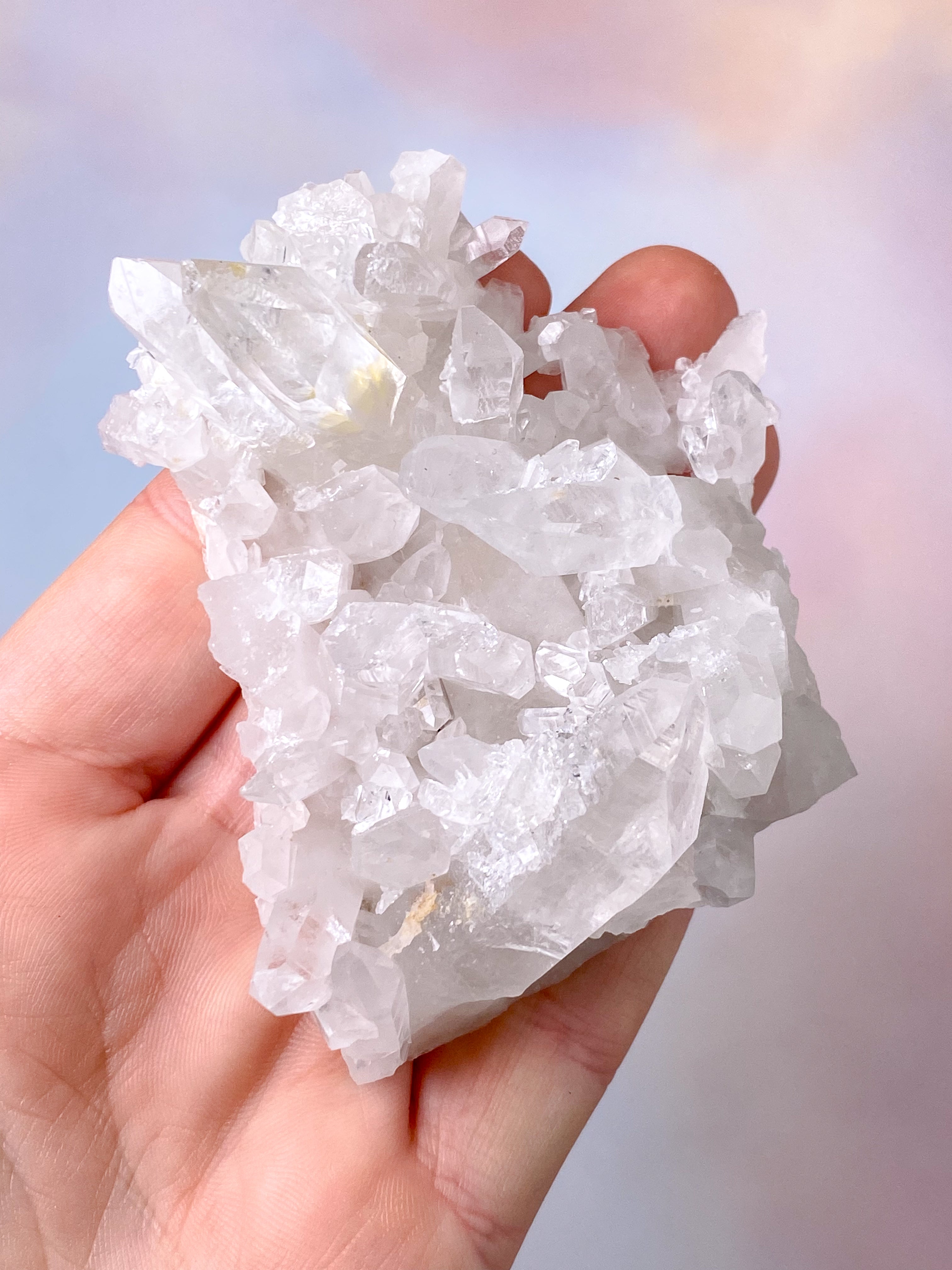 Mountain Crystal Cluster (nr X) Exklusiv kvalitet