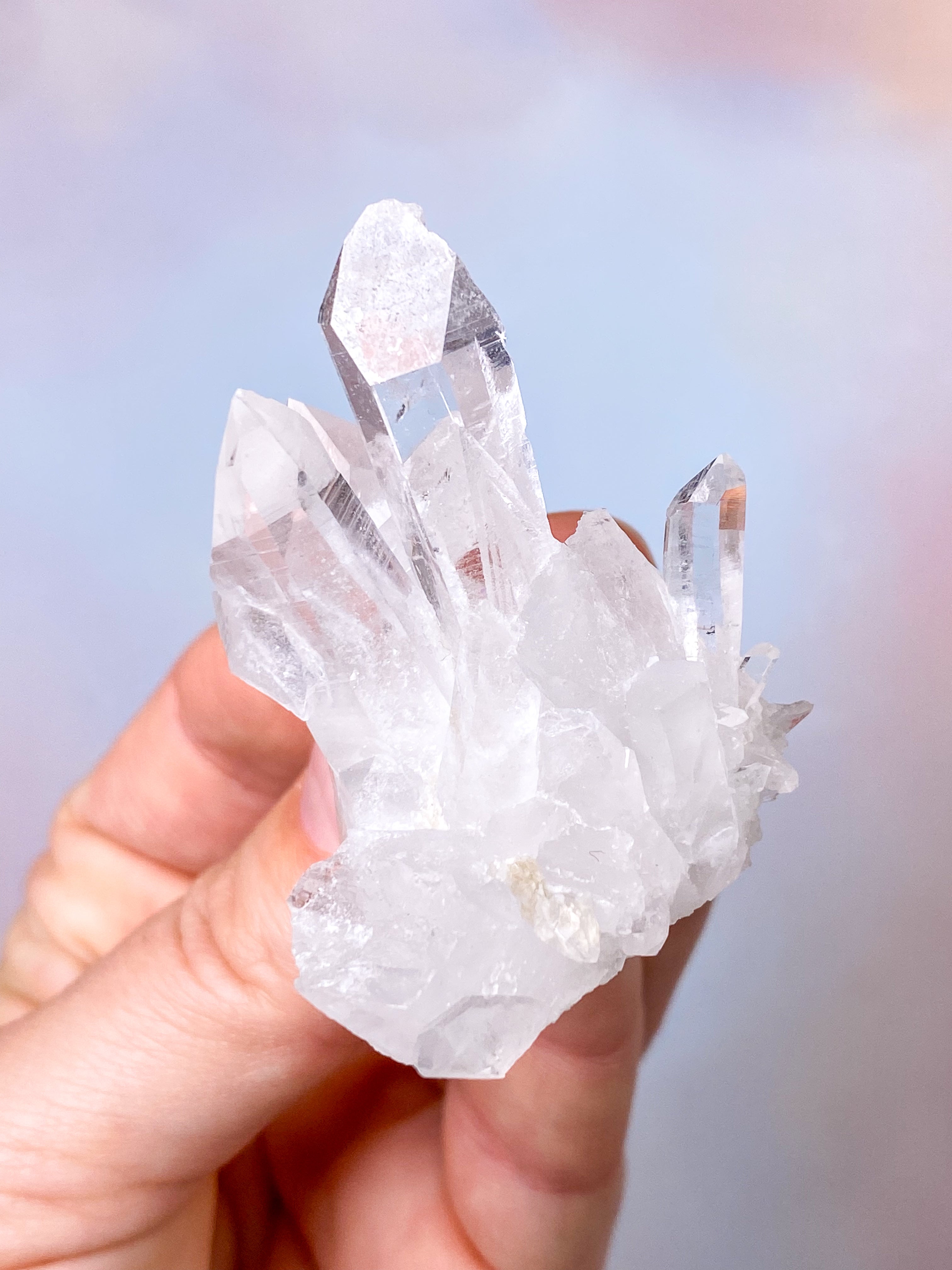 Mountain Crystal Cluster (nr X) Exklusiv kvalitet