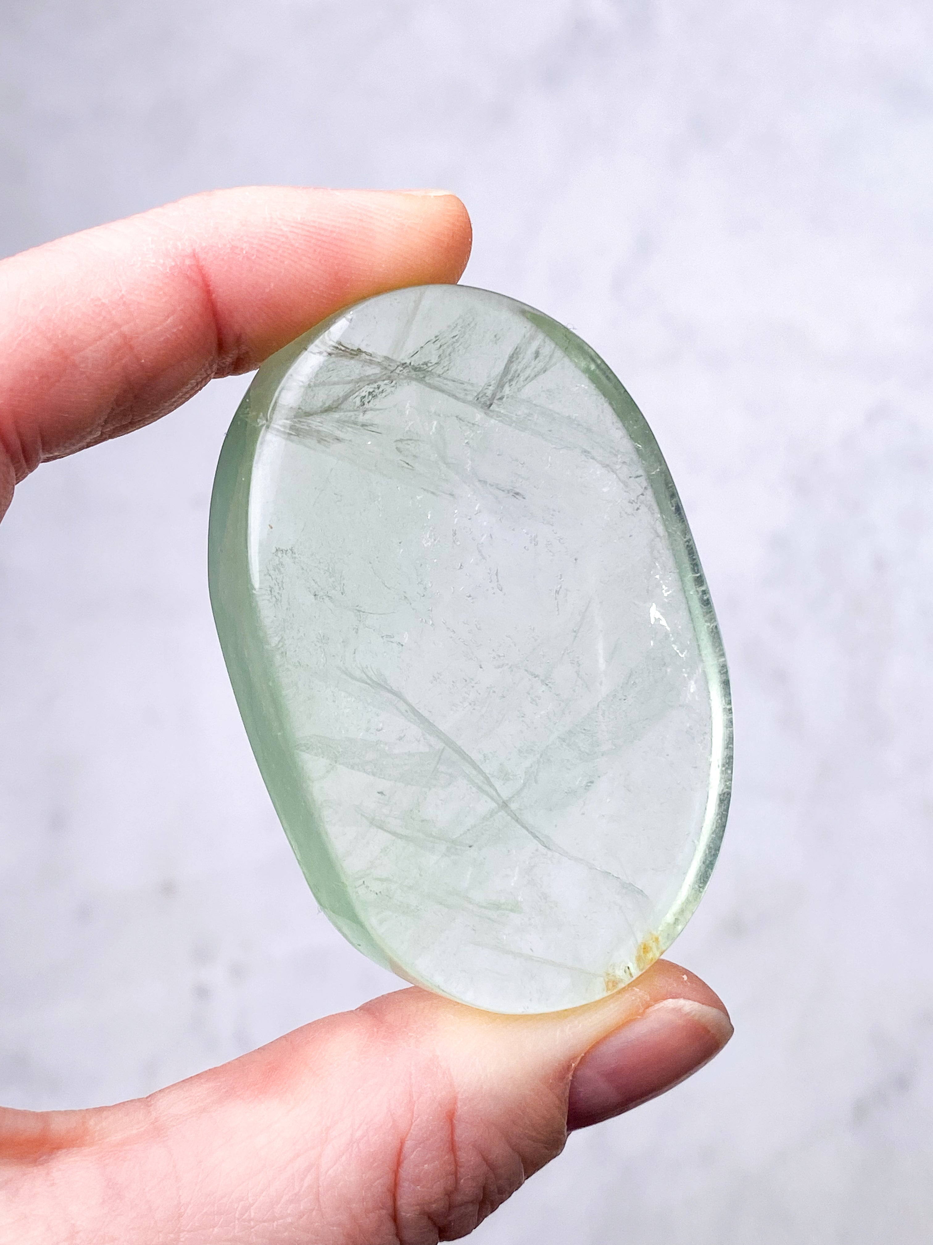 Grön äpple Fluorit Palmsten (nr 5) (Exklusiv)