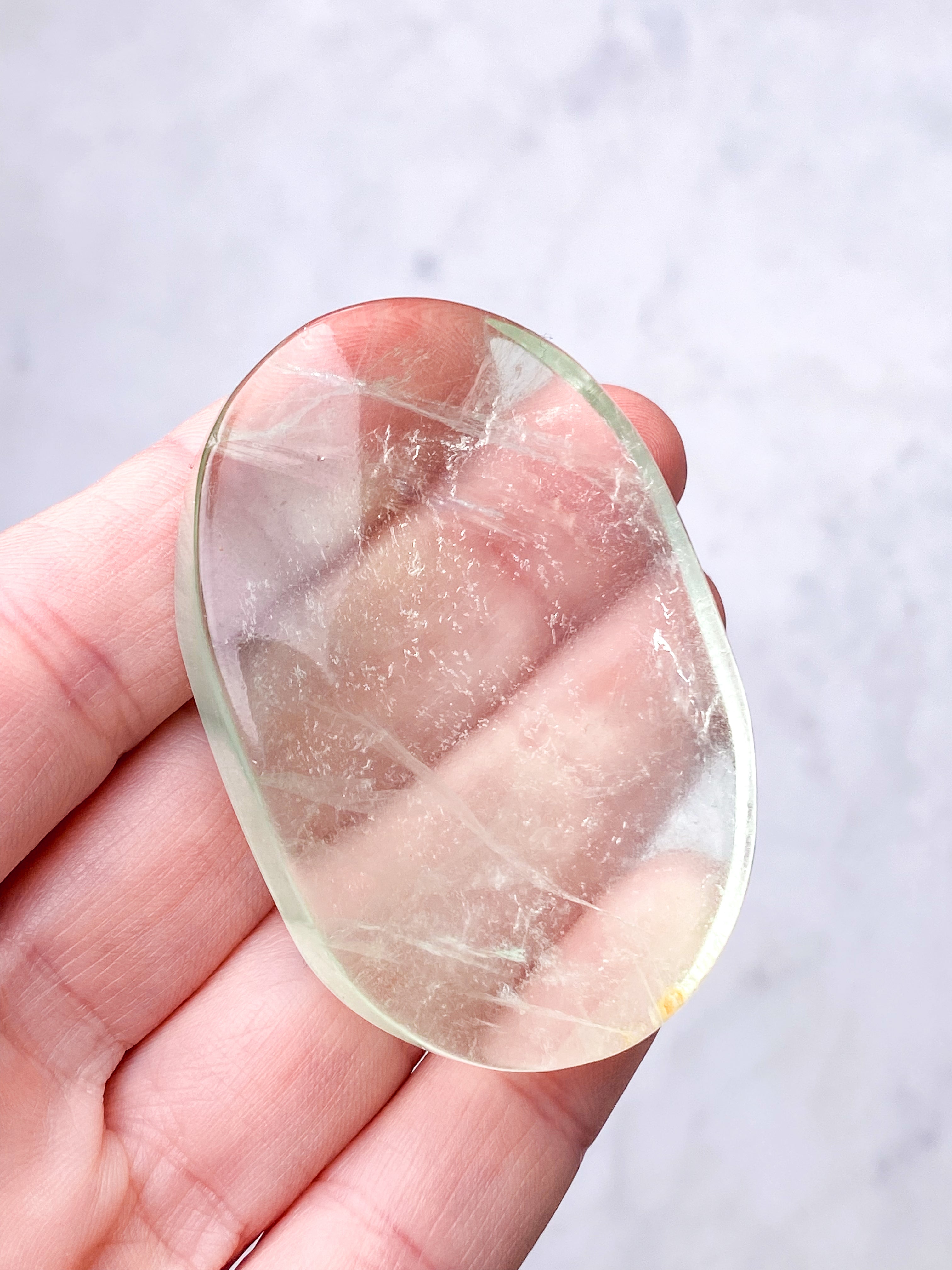 Grön äpple Fluorit Palmsten (nr 5) (Exklusiv)