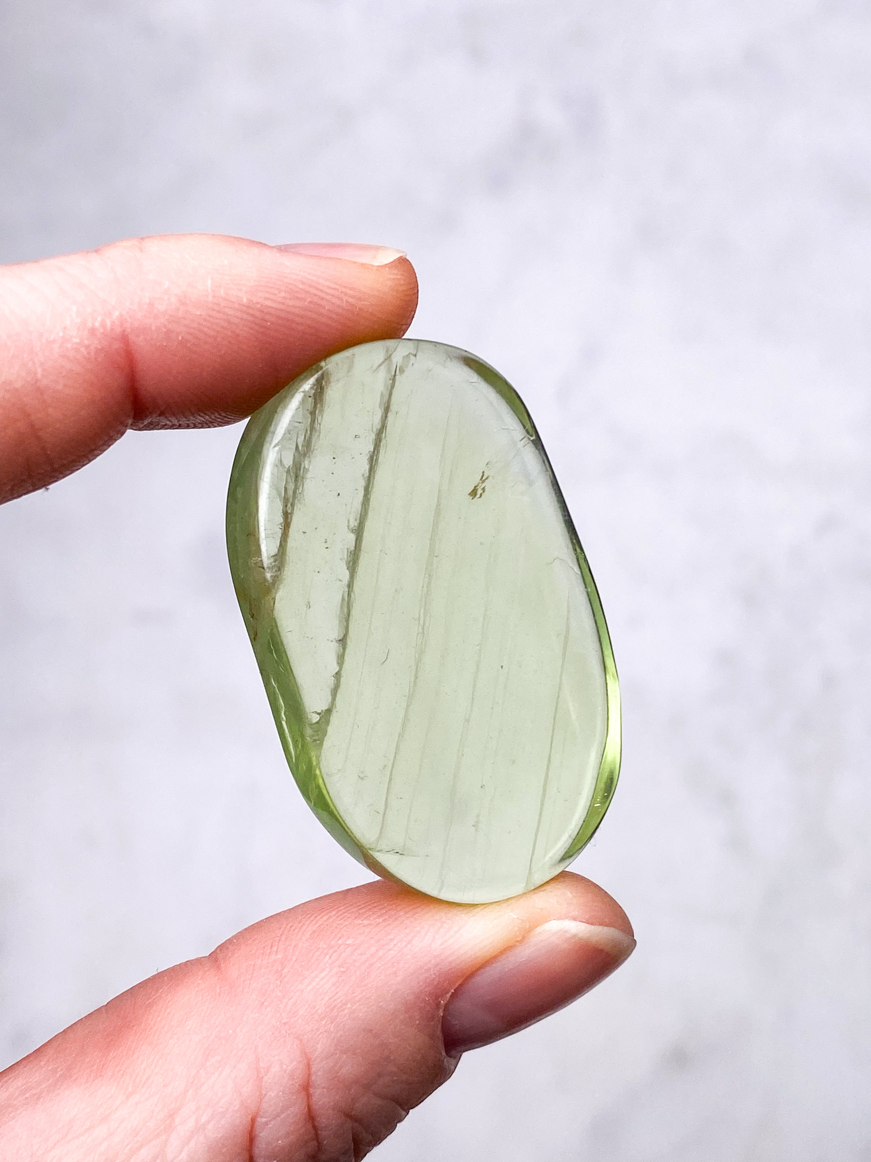 Grön äpple Fluorit Palmsten (nr 14) (Exklusiv)