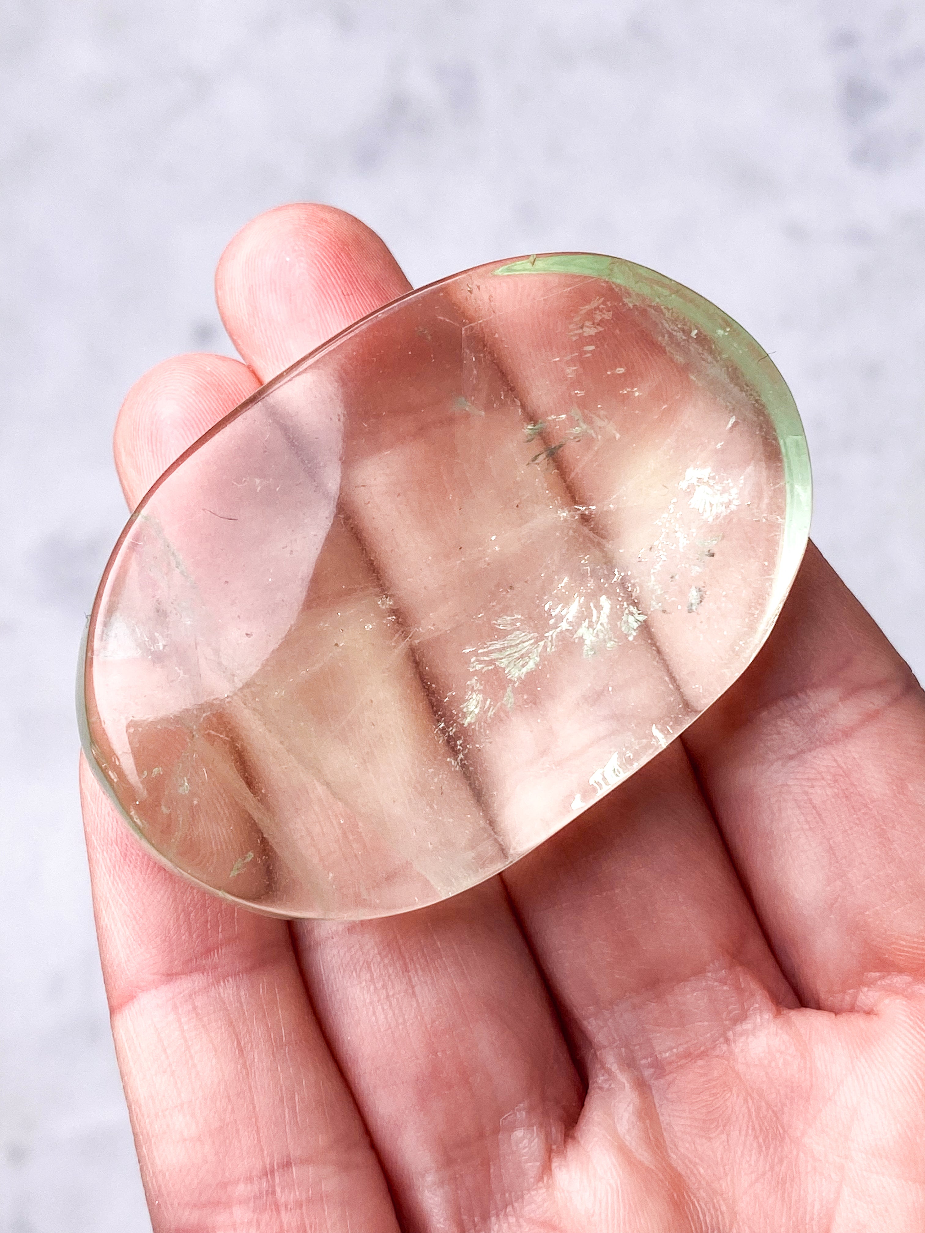 Grönt äpple Fluorit Palmsten (nr 15) (Exklusiv)