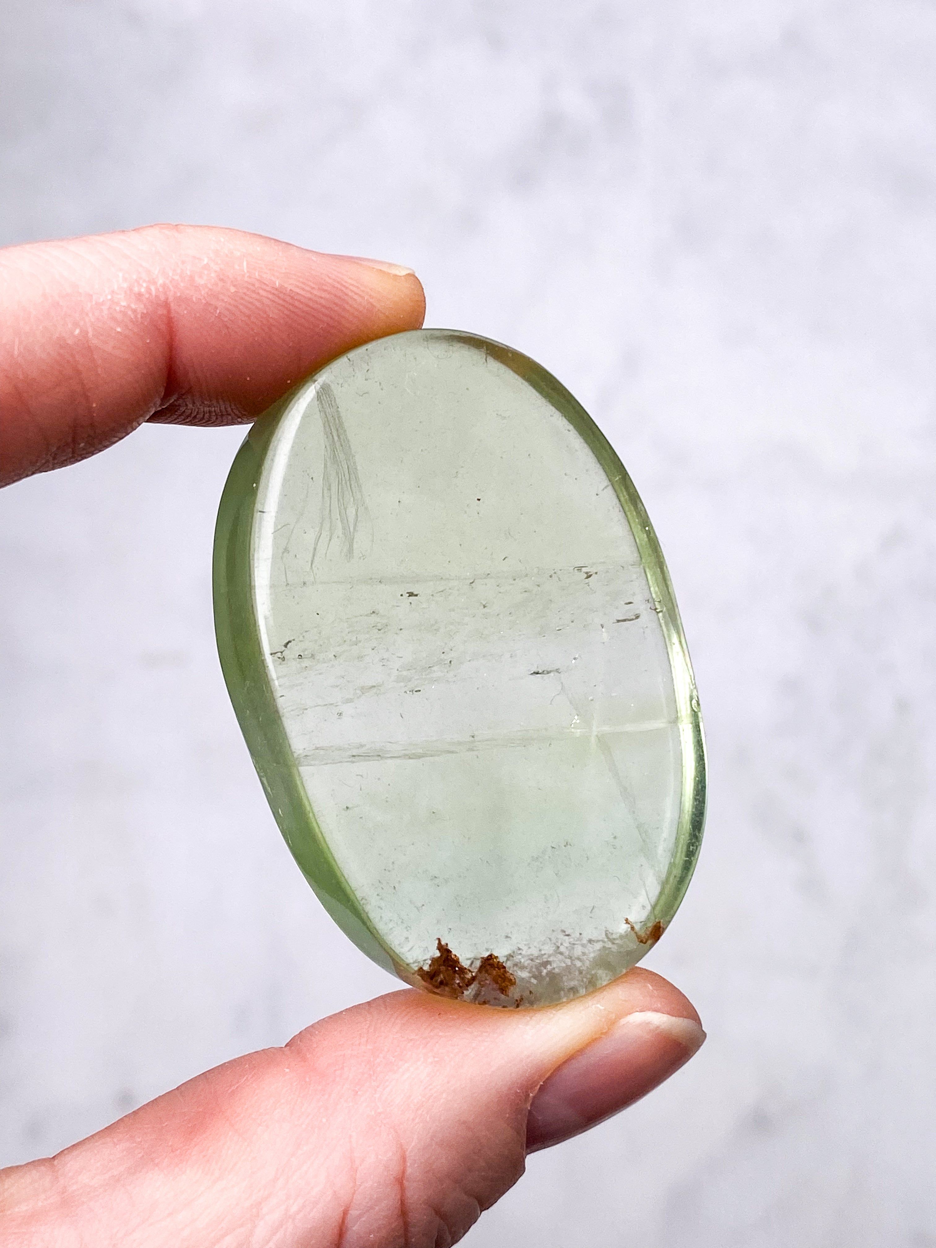 Grön äpple Fluorit Palmsten (nr 17) (Exklusiv)