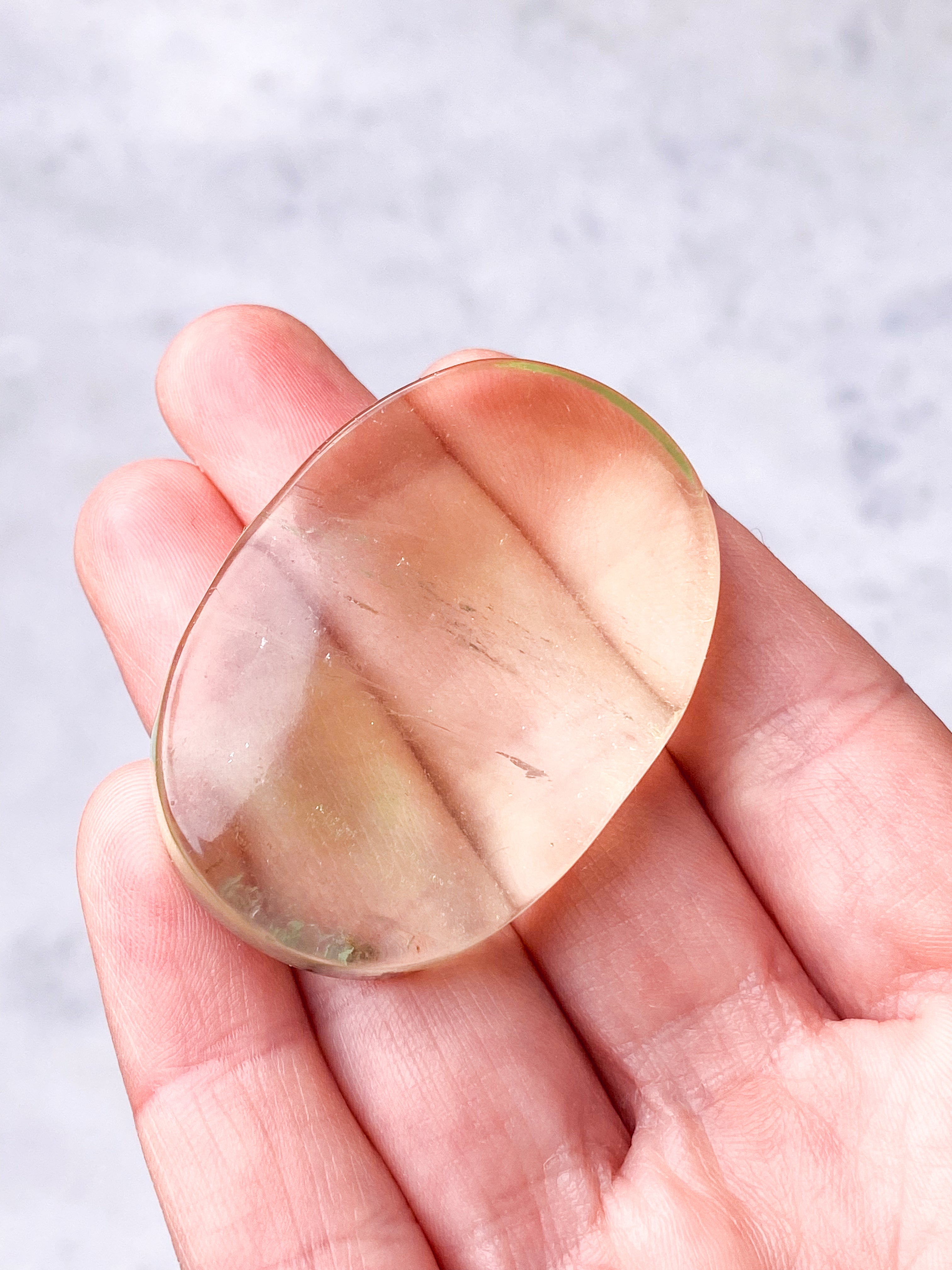 Grön äpple Fluorit Palmsten (nr 17) (Exklusiv)