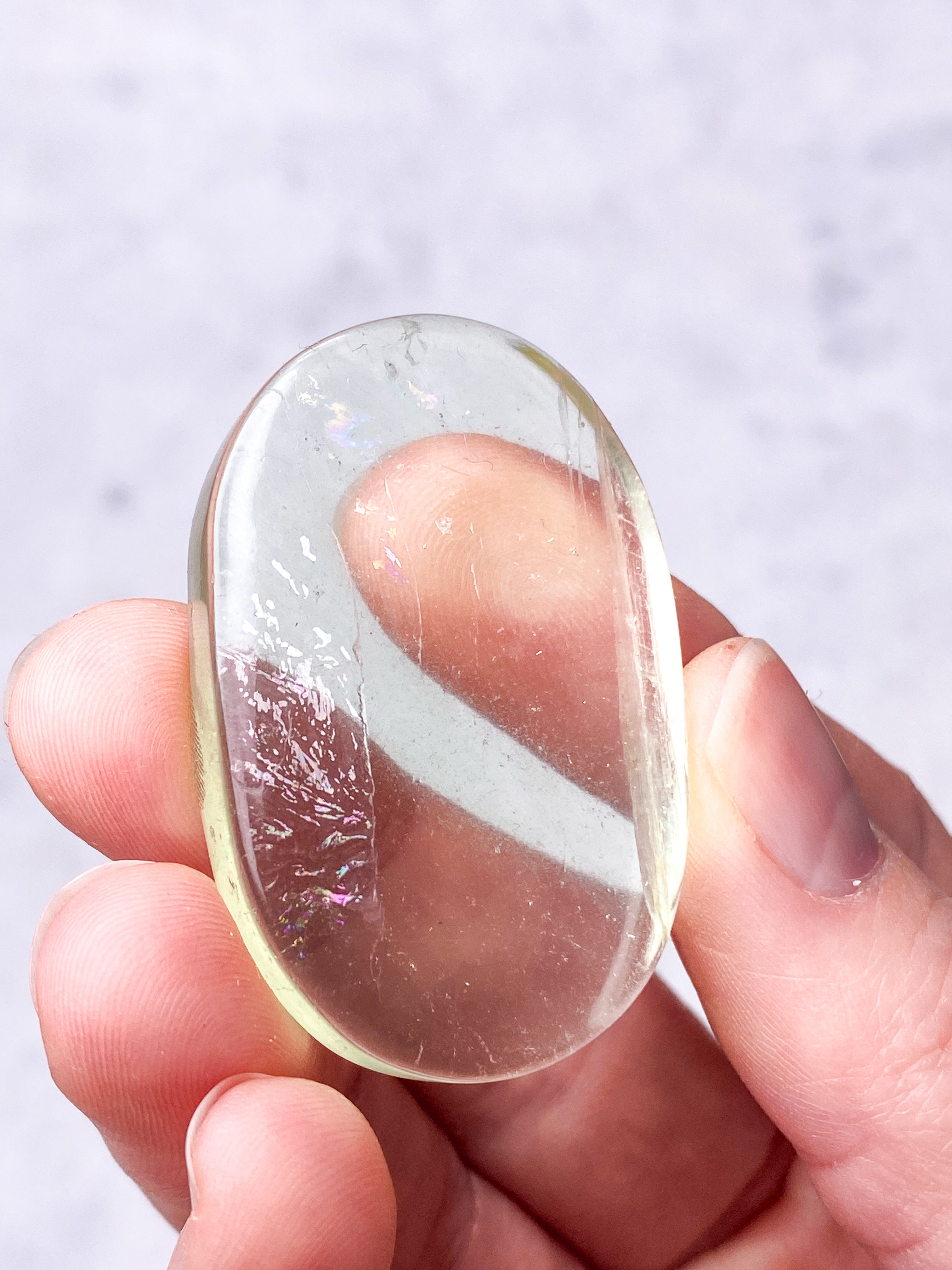 Grön äpple Fluorit Palmsten (nr 19) (Exklusiv)