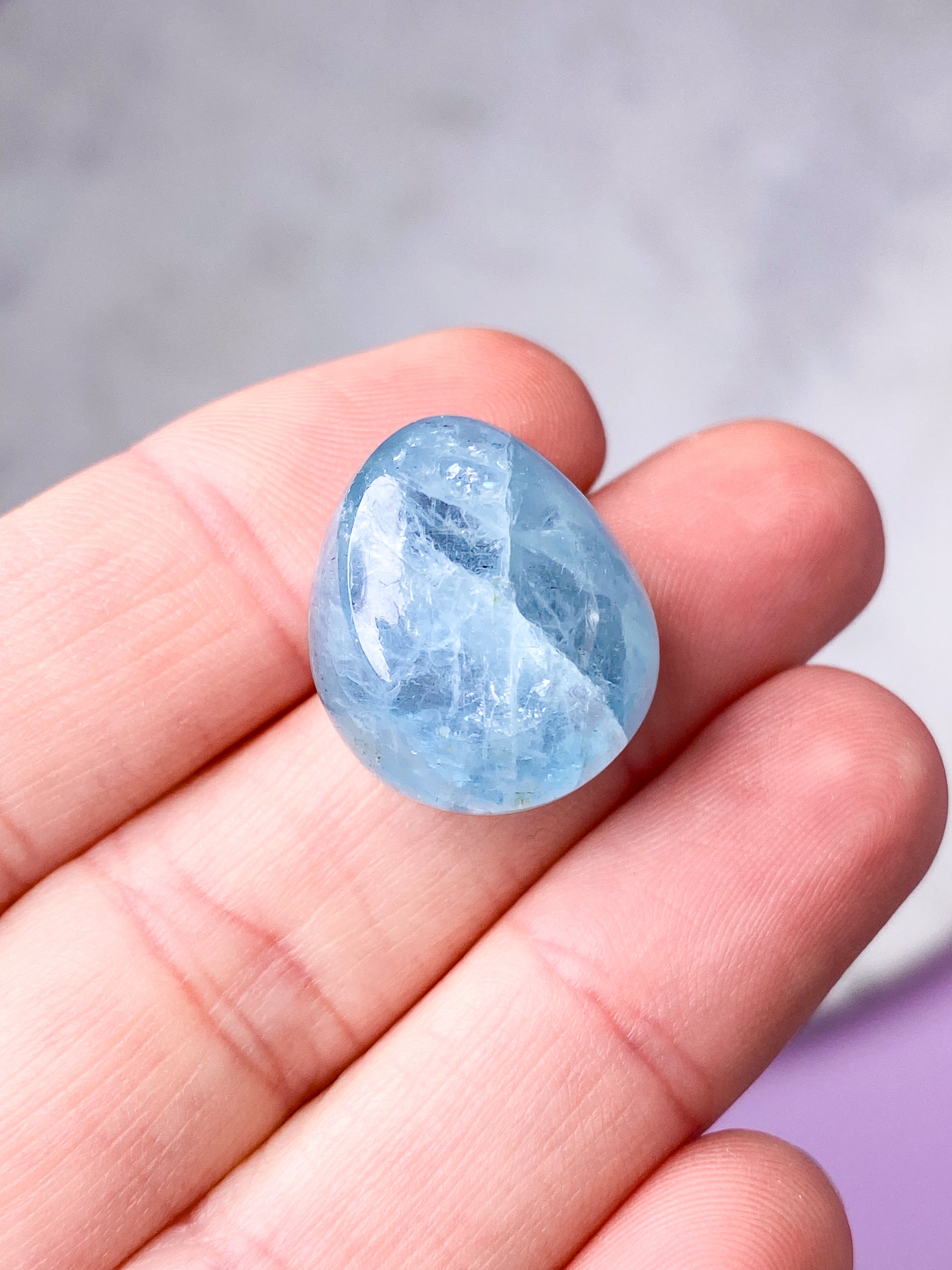 Akvamarinpolerad (nr 1) Exklusiv kvalitet