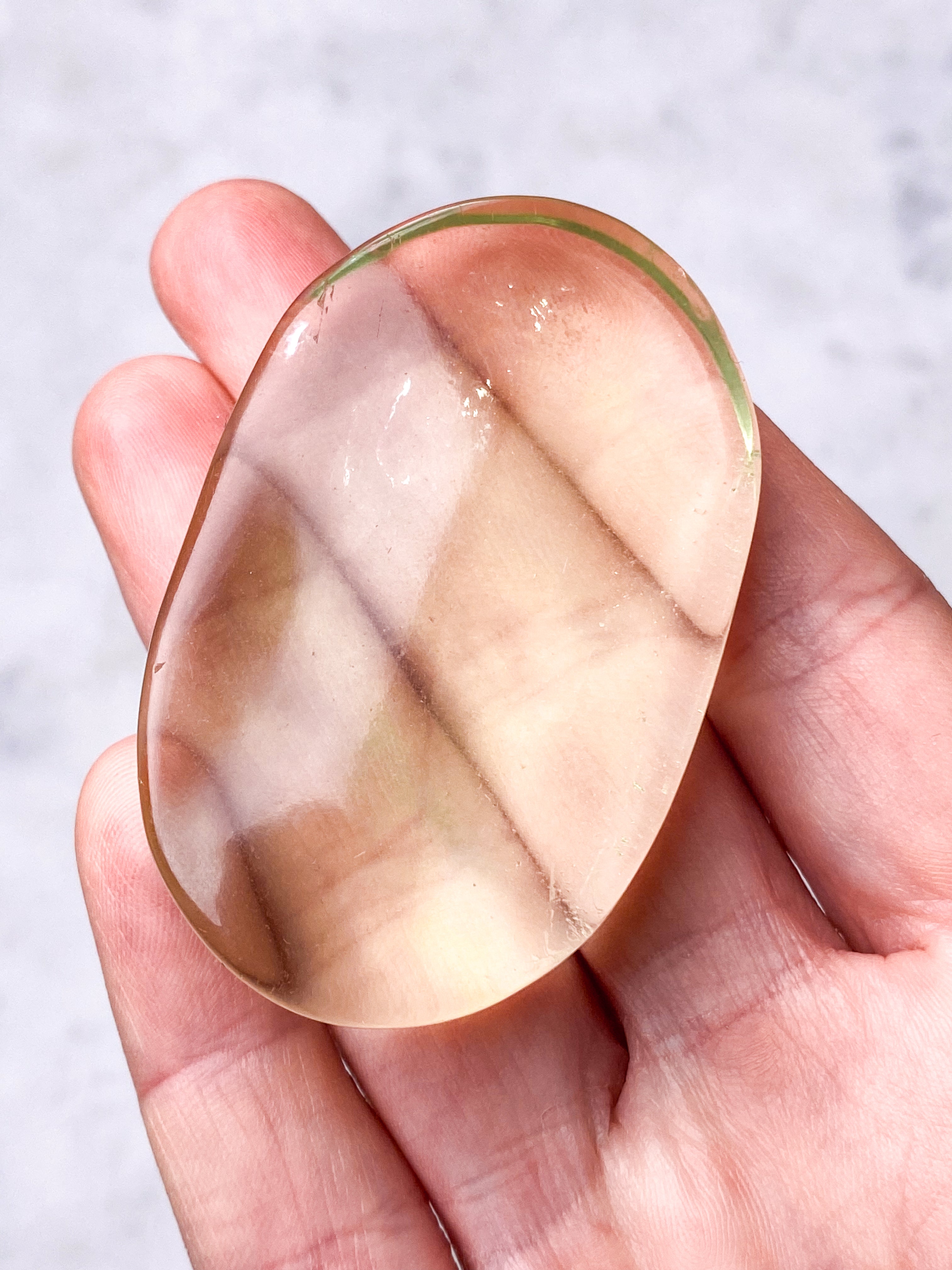 Grön äpple Fluorit Palmsten (nr 24) (Exklusiv)