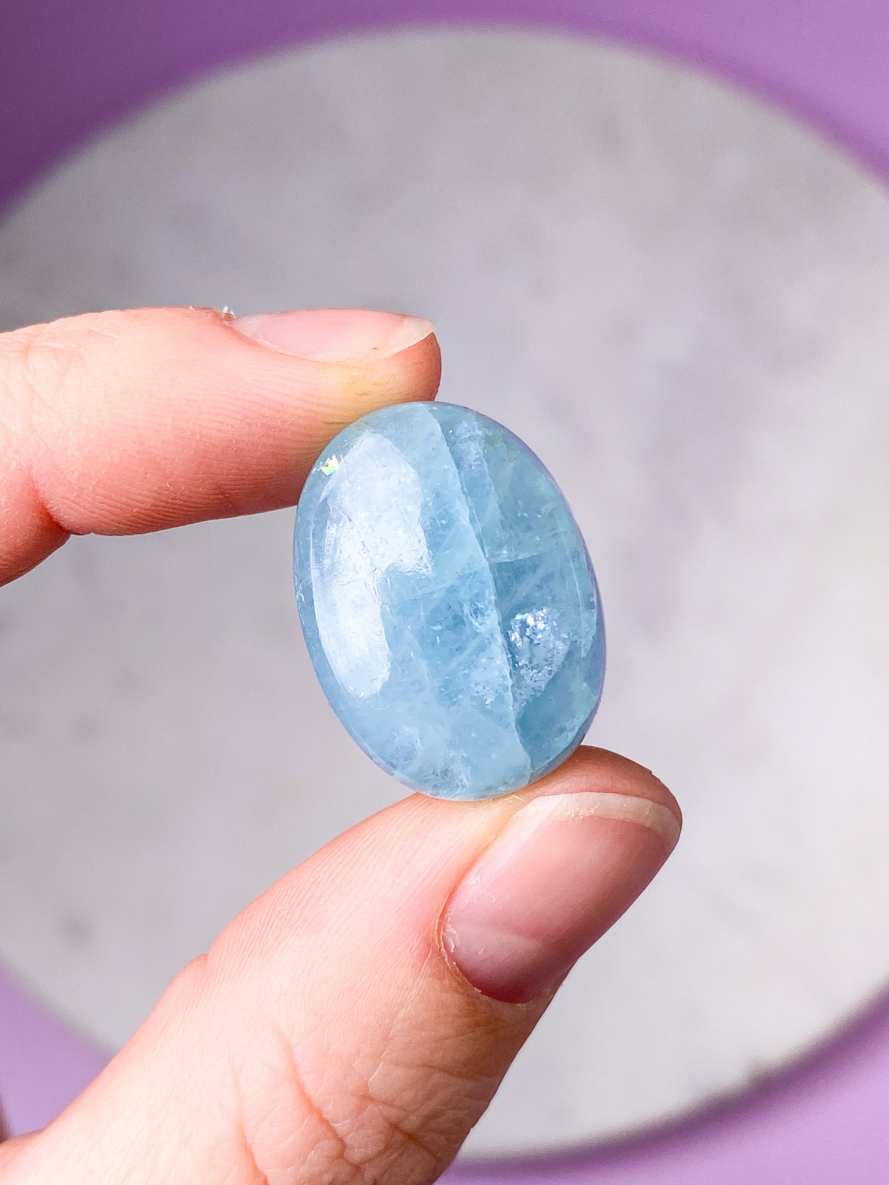 Akvamarinpolerad (nr 1) Exklusiv kvalitet