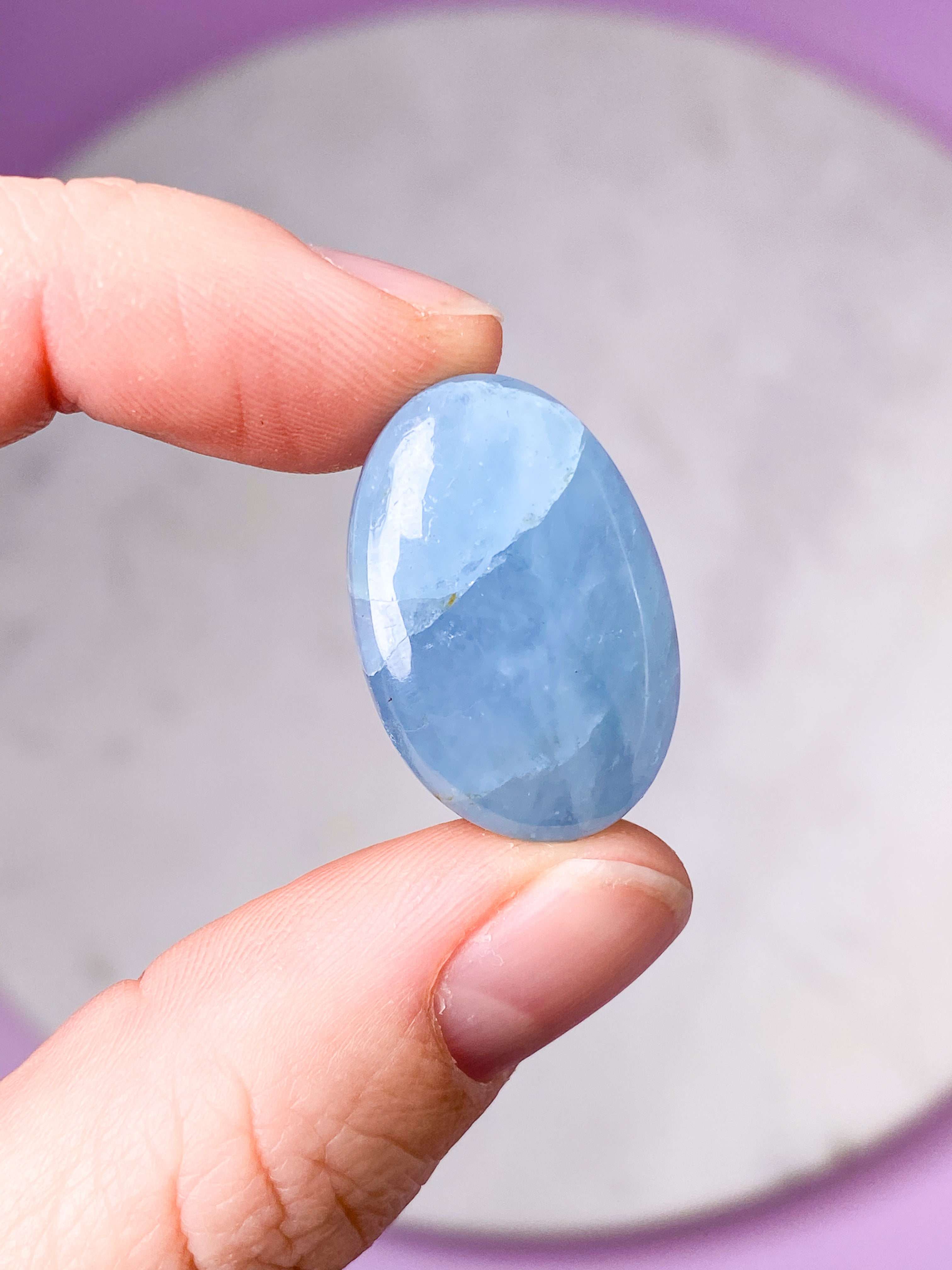 Akvamarinpolerad (nr 1) Exklusiv kvalitet