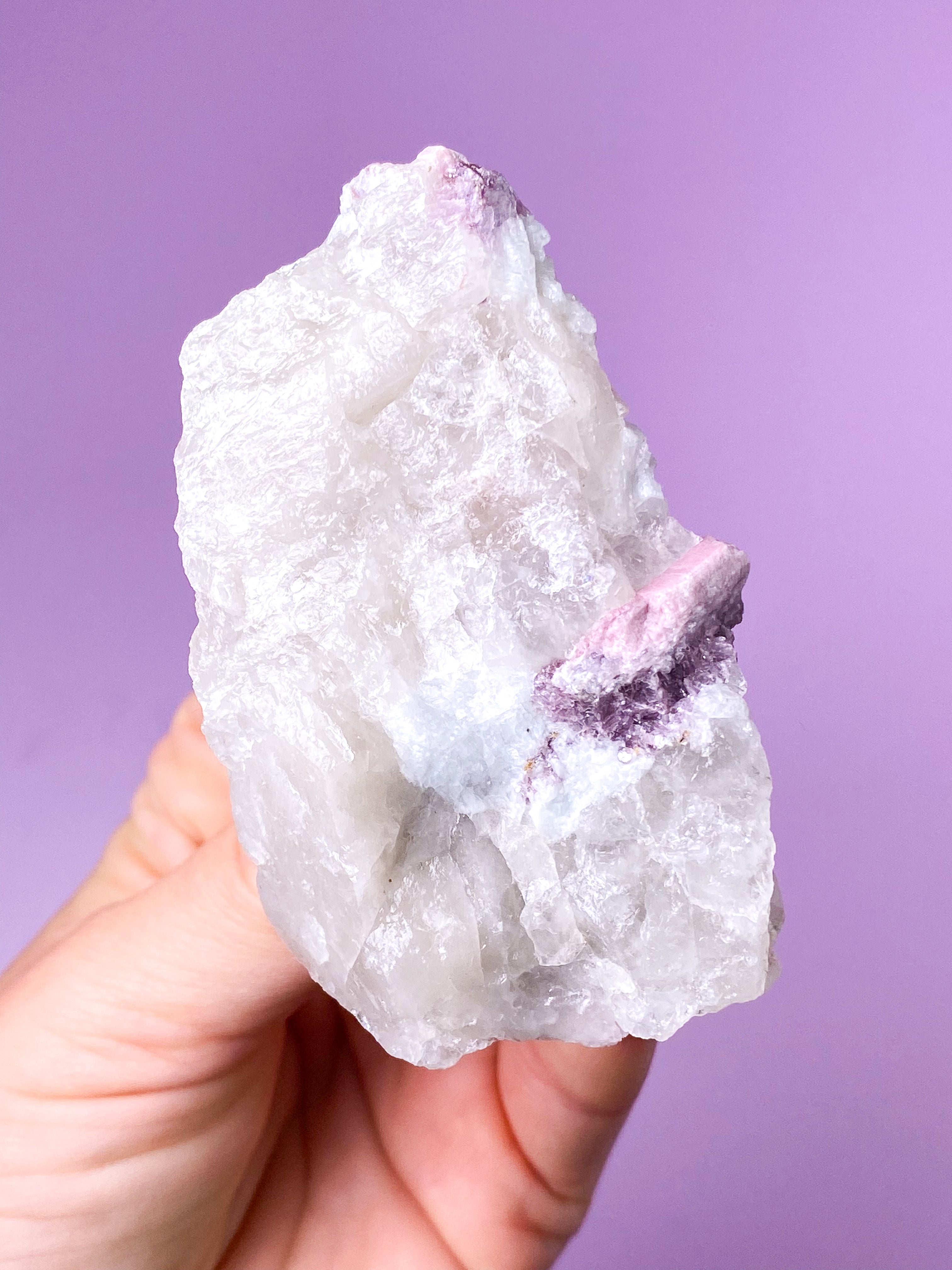 Rosa turmalinkluster (nr 9)