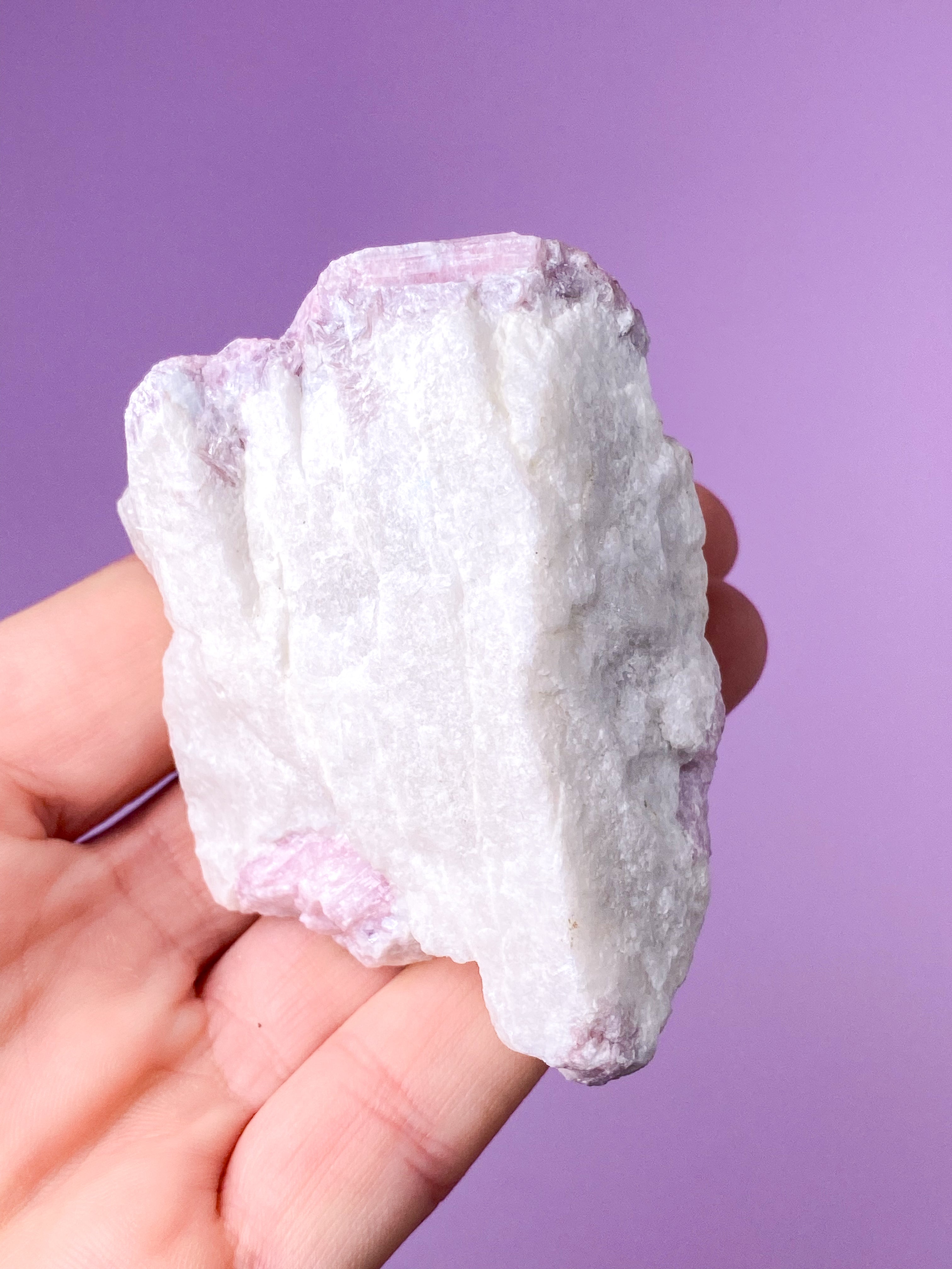 Rosa turmalinkluster (nr 9)