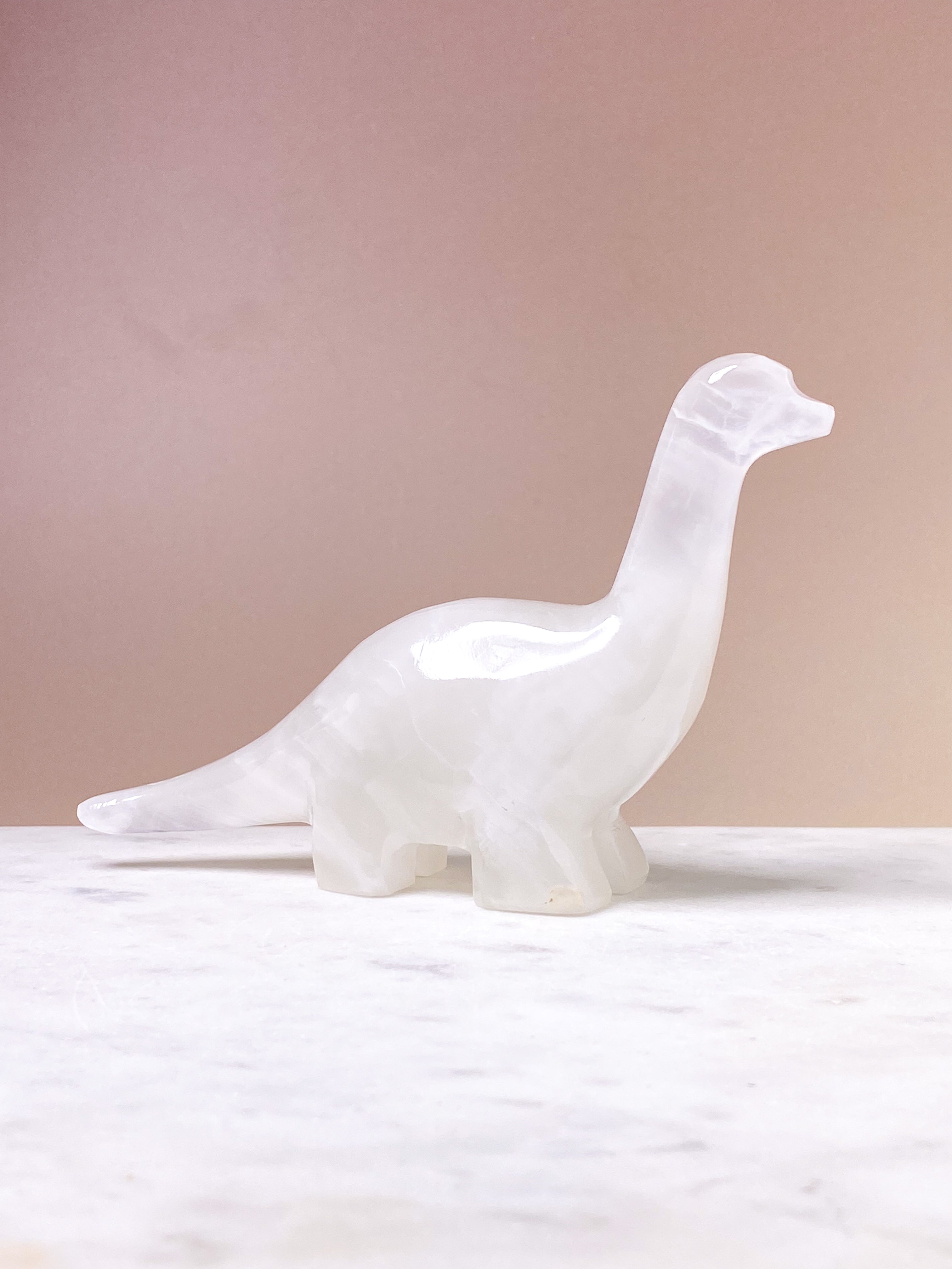 Hvid Onyx Langhals (Nr. 1)