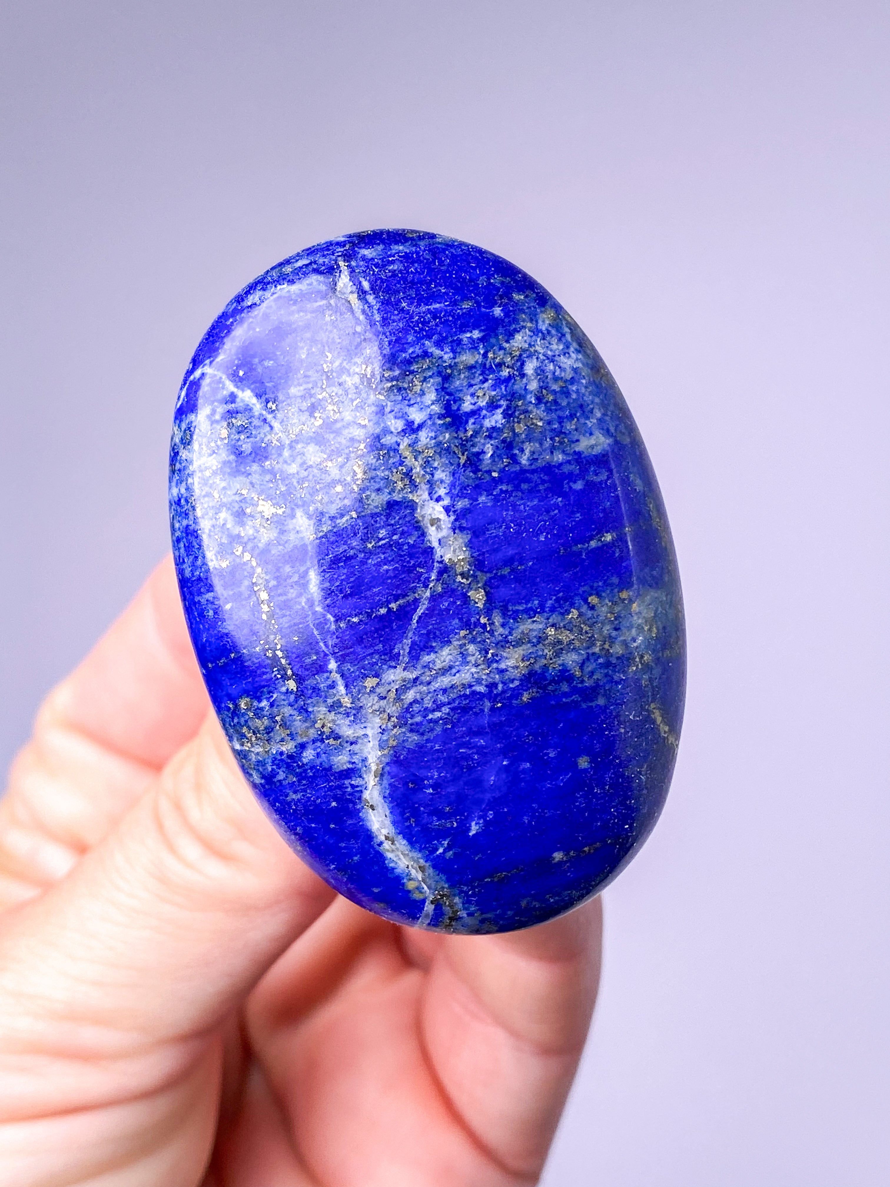 Lapis Lazuli Palmstone (Nr. 31)