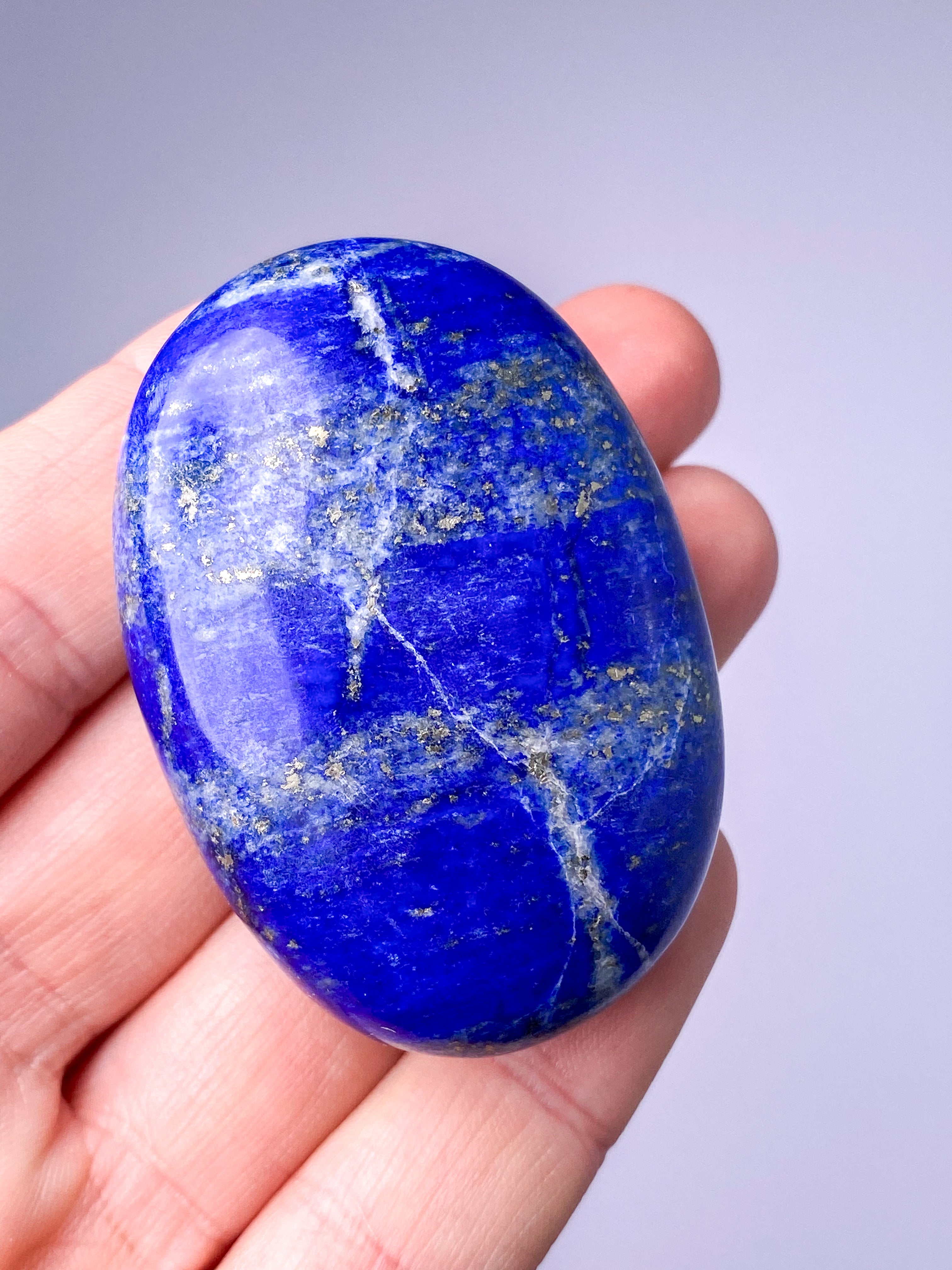 Lapis Lazuli Palmstone (Nr. 31)